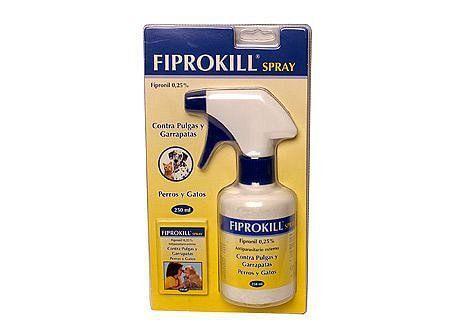 Antiparasitario 250 ml contra pulgas y garrapatas Fiprokill-0