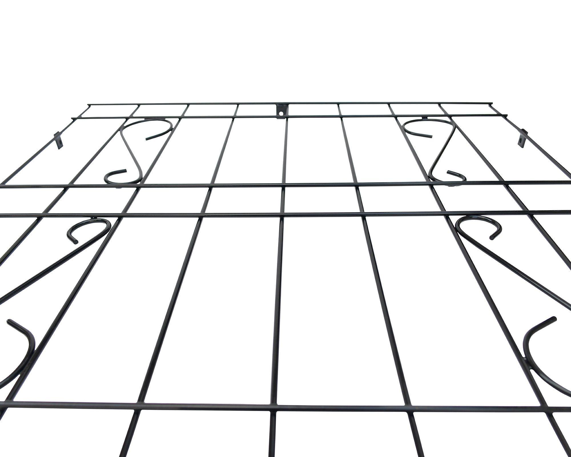 Protección Ventana Barra Acero Negro 100x120 cm-3