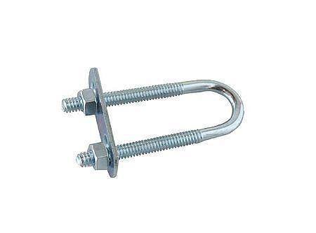 Perno u 1/4''x2 3/4''x3/4'' con platina y tuerca Imporper-0
