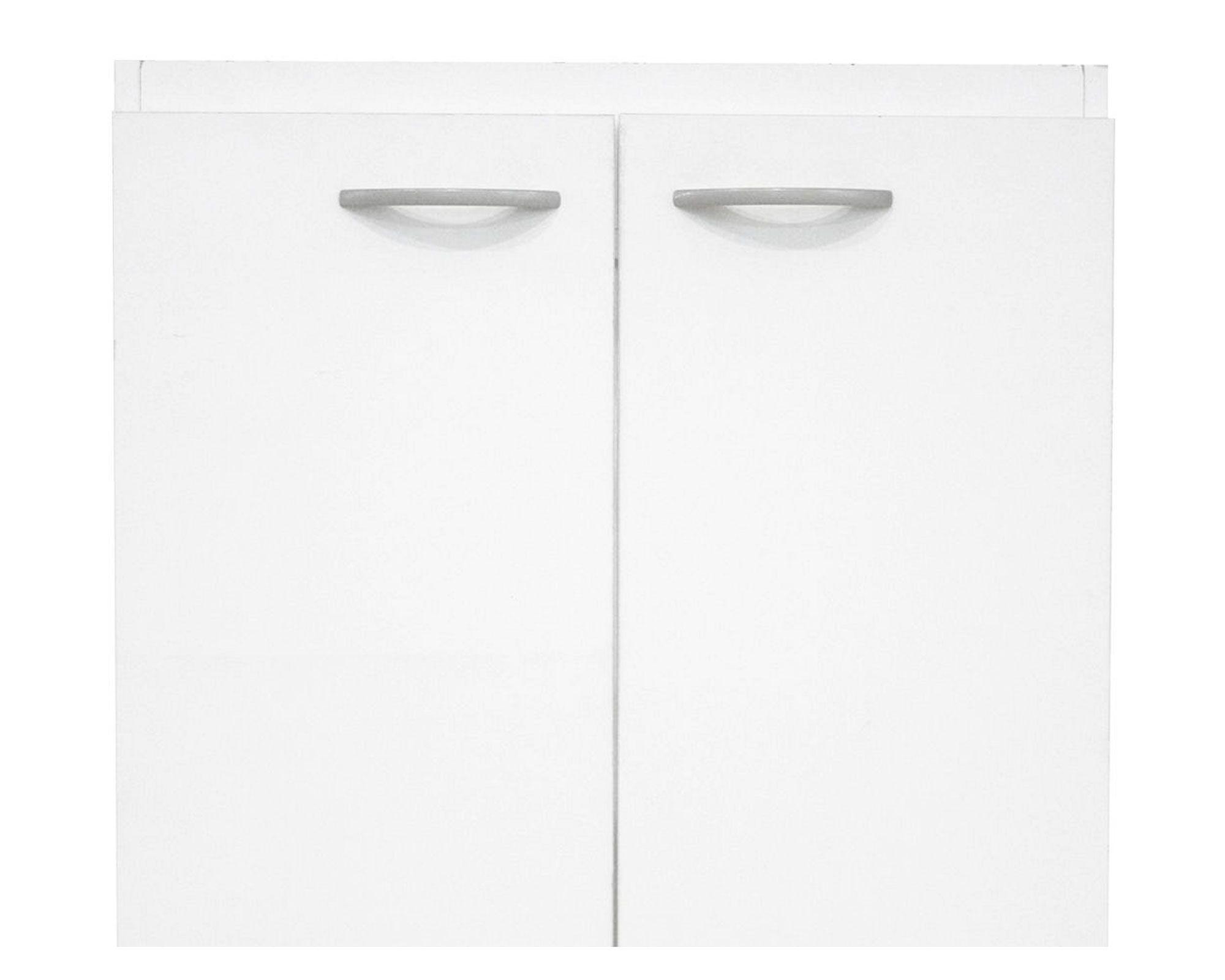 Mueble base lavaplatos 2 puertas mediano blanco Mobikit-1