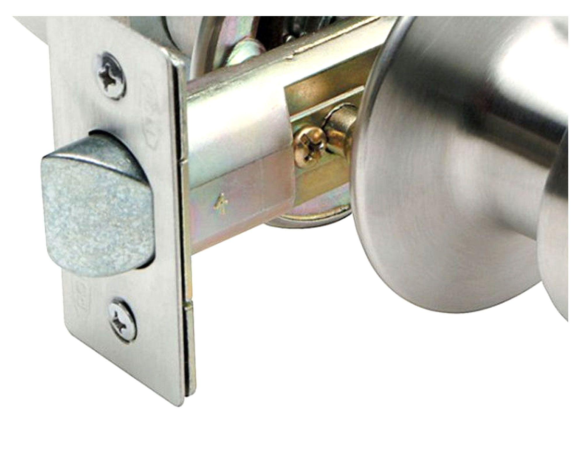 Cerradura tubular pomo libre paso plata Urbano Poli-2