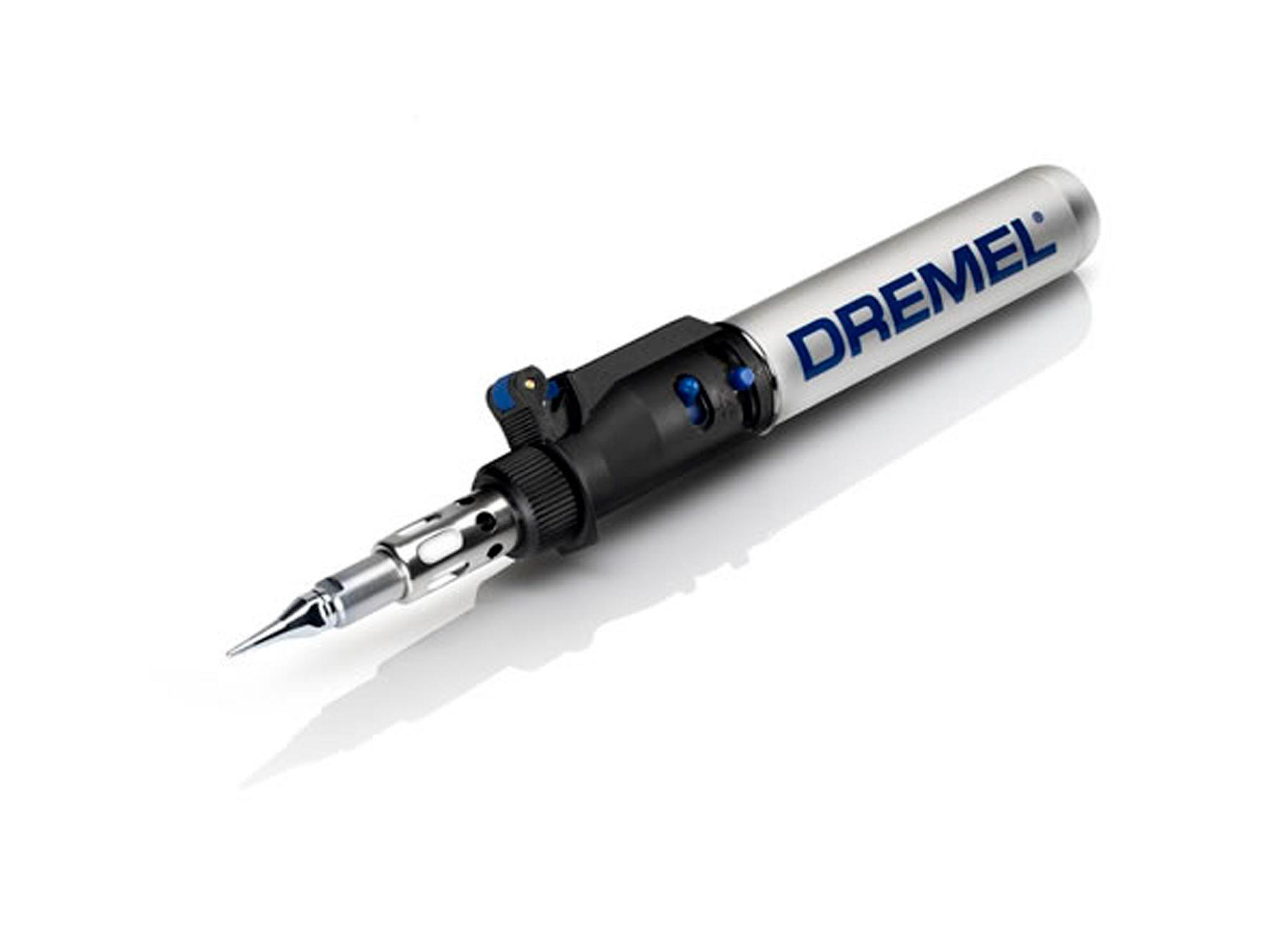 Pirograbador soldador a gas Versatip + 12 accesorios Dremel-1