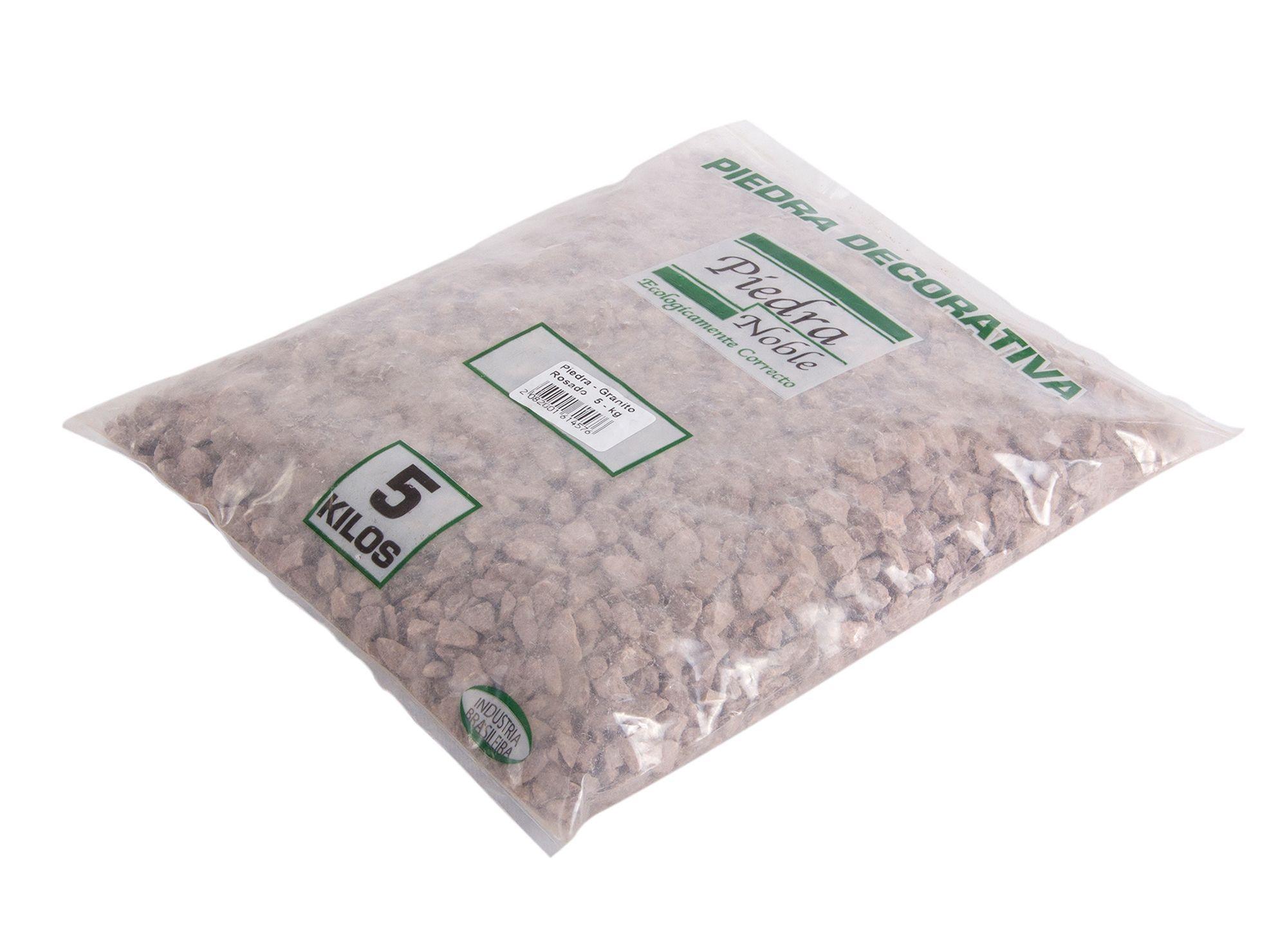 Piedra decorativa granito rosado 5 kg Piedra Noble-1
