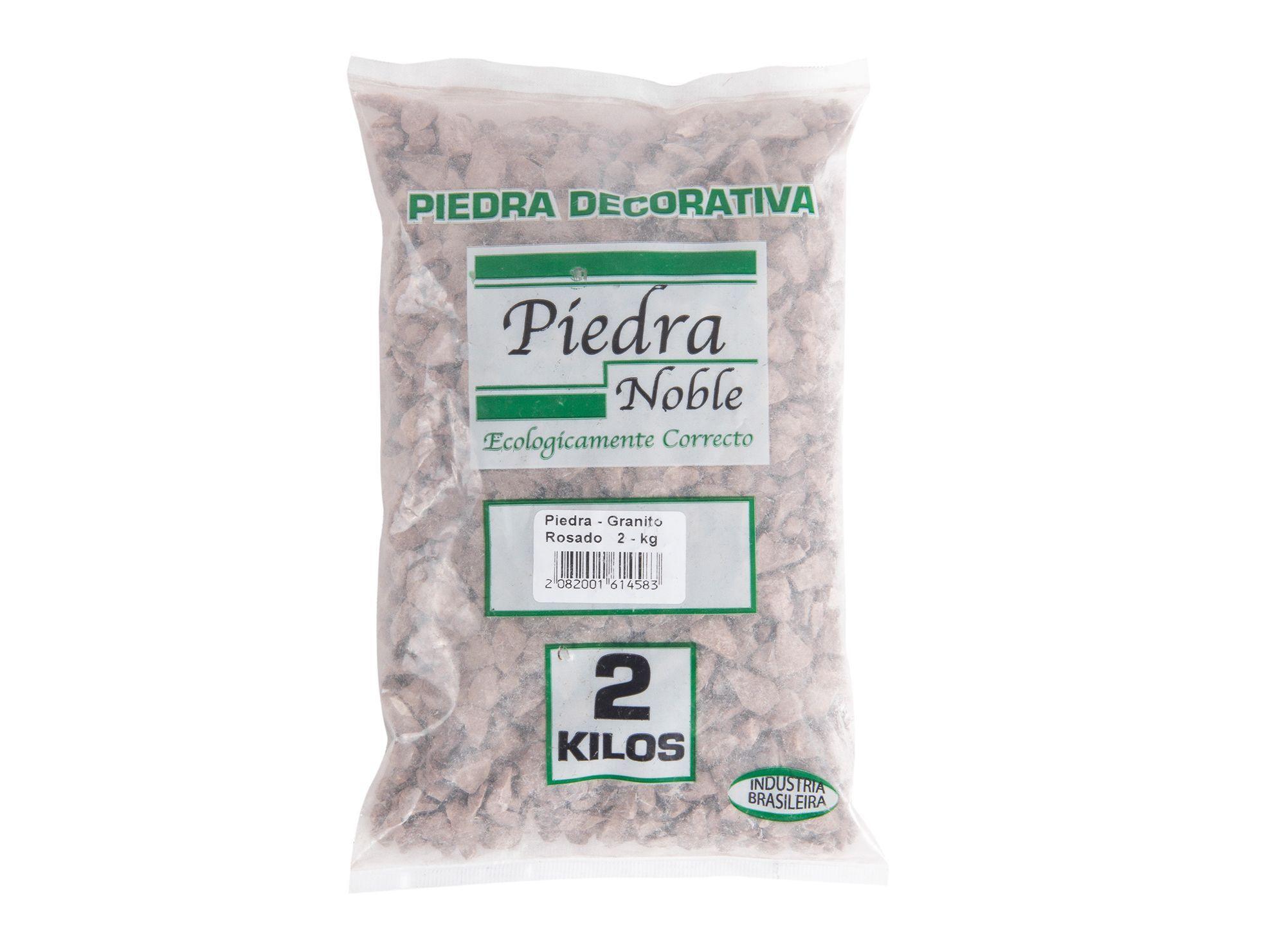 Piedra decorativa granito rosado 2 kg Piedra Noble-0