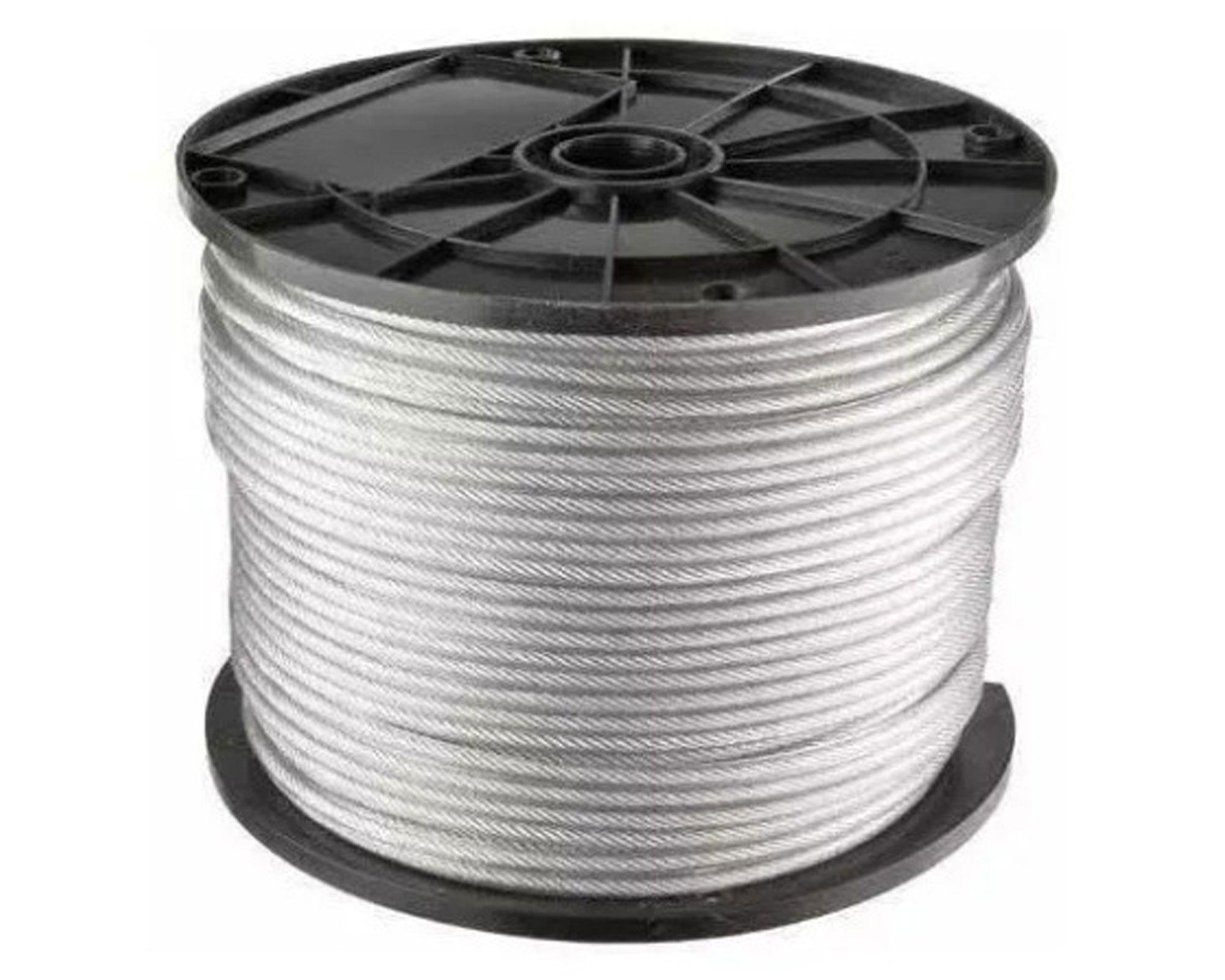 Cable acero galvanizado 1/8'' x 1 m Imporper-0