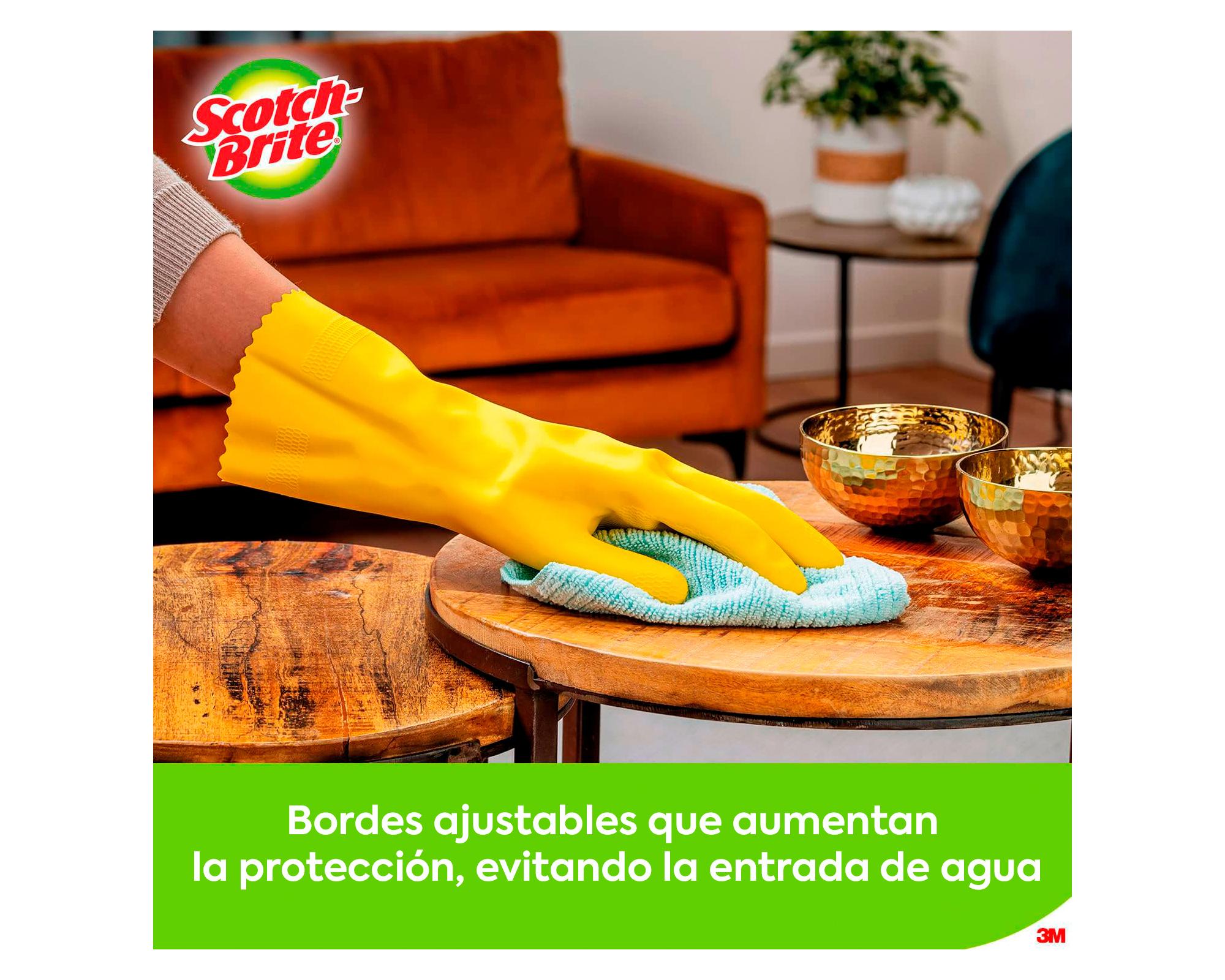 Guante de limpieza Baños/Lavandería amarillo M-5
