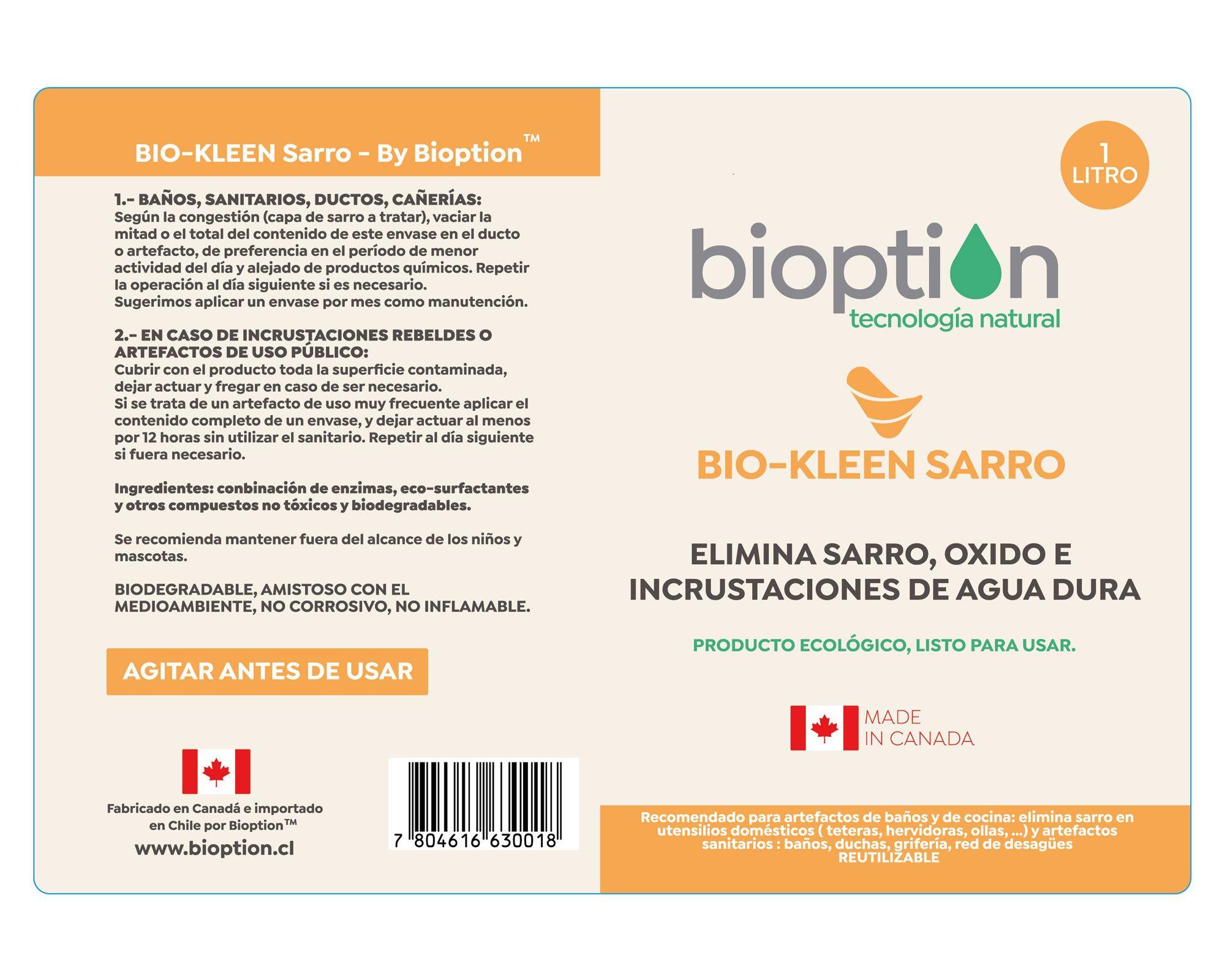 Quita sarro Bio-Kleen 1 lt-3