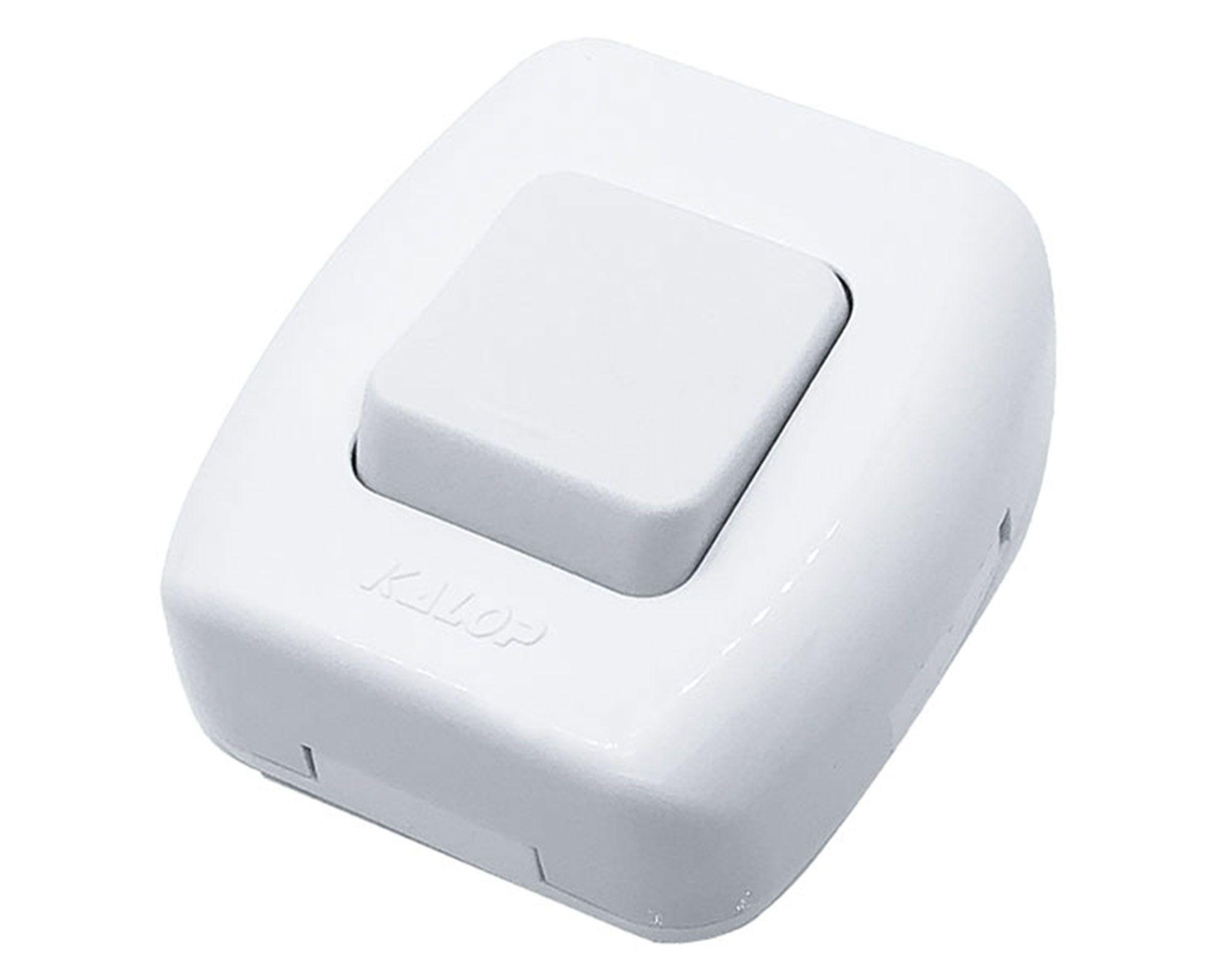 Interruptor simple 10 a tekna blanco Kalop-3