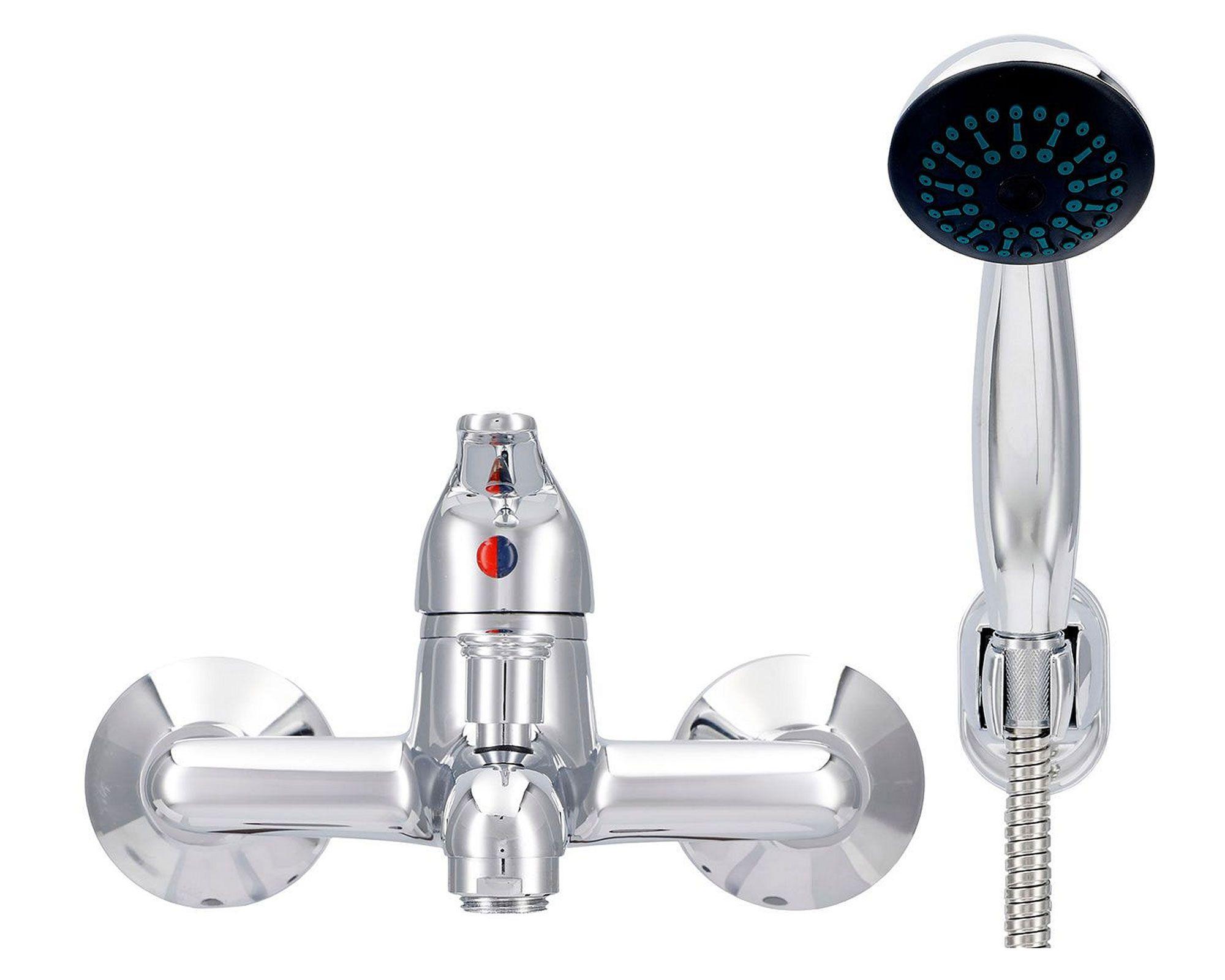 Combinación tina ducha Funny cromo Nibsa-3