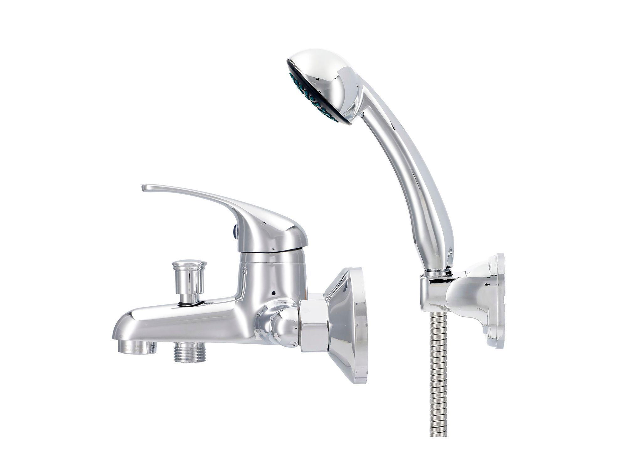 Combinación tina ducha Funny cromo Nibsa-1