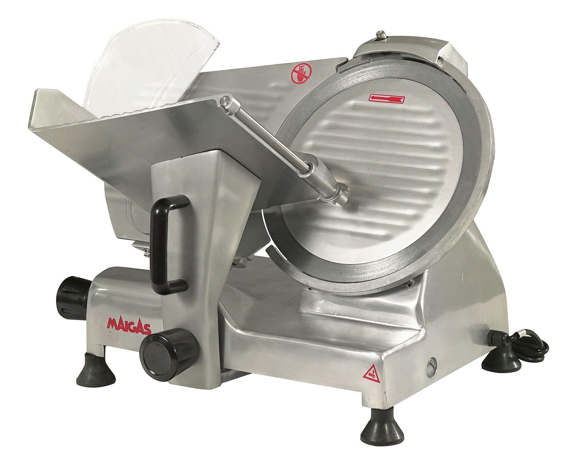 Cortadora fiambre 30 cm HBS30 gris Maigas-1