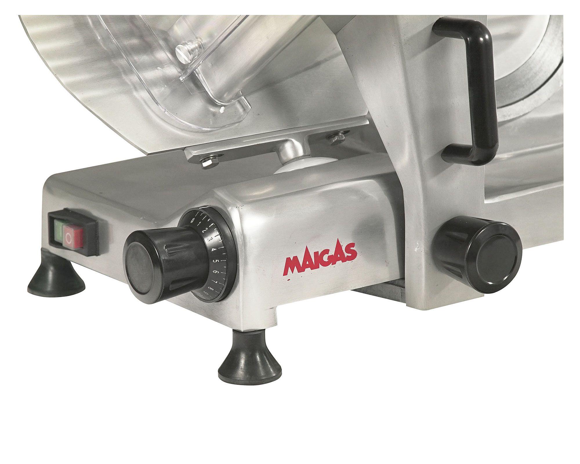 Cortadora fiambre 30 cm HBS30 gris Maigas-3