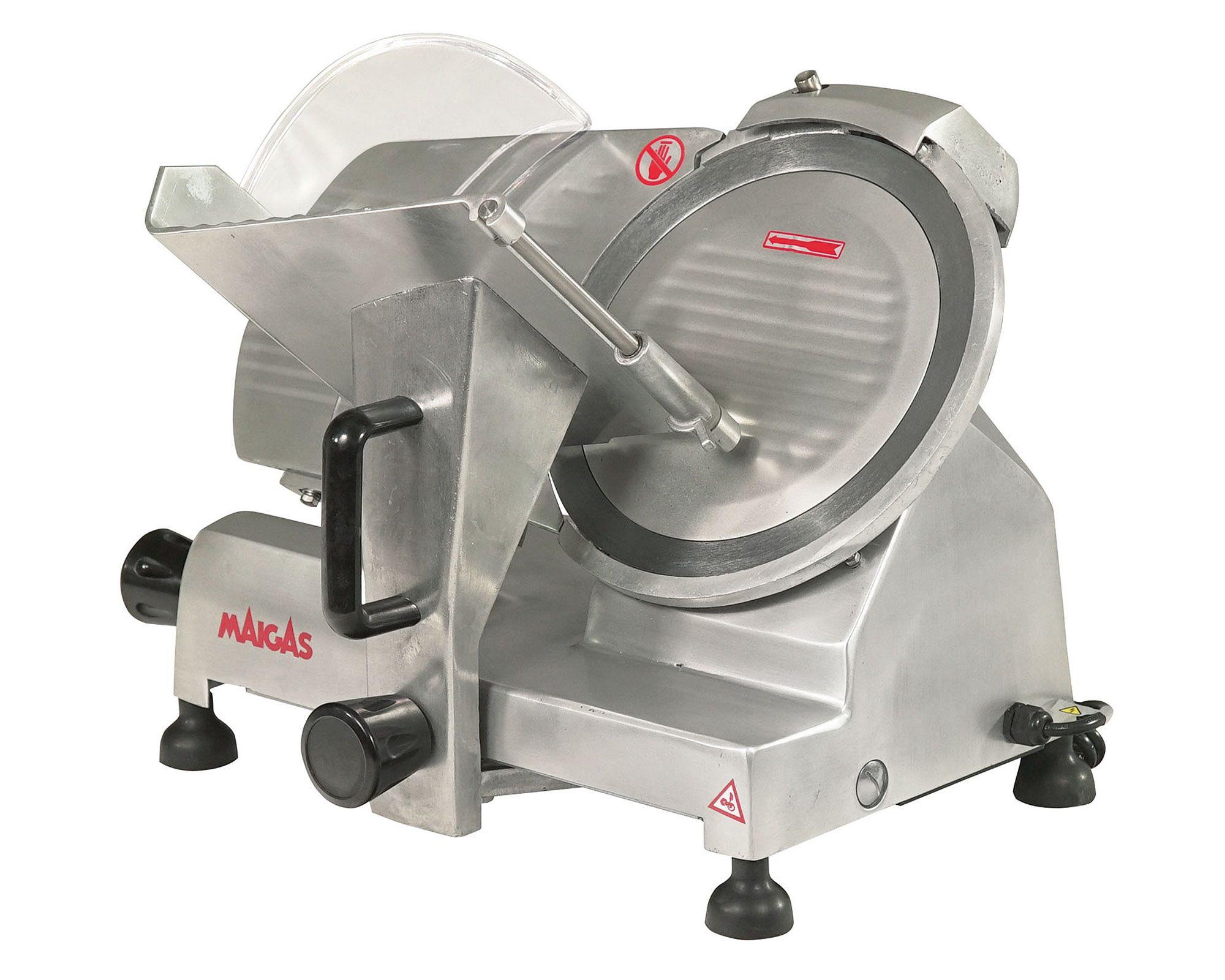 Cortadora fiambre 30 cm HBS30 gris Maigas-2