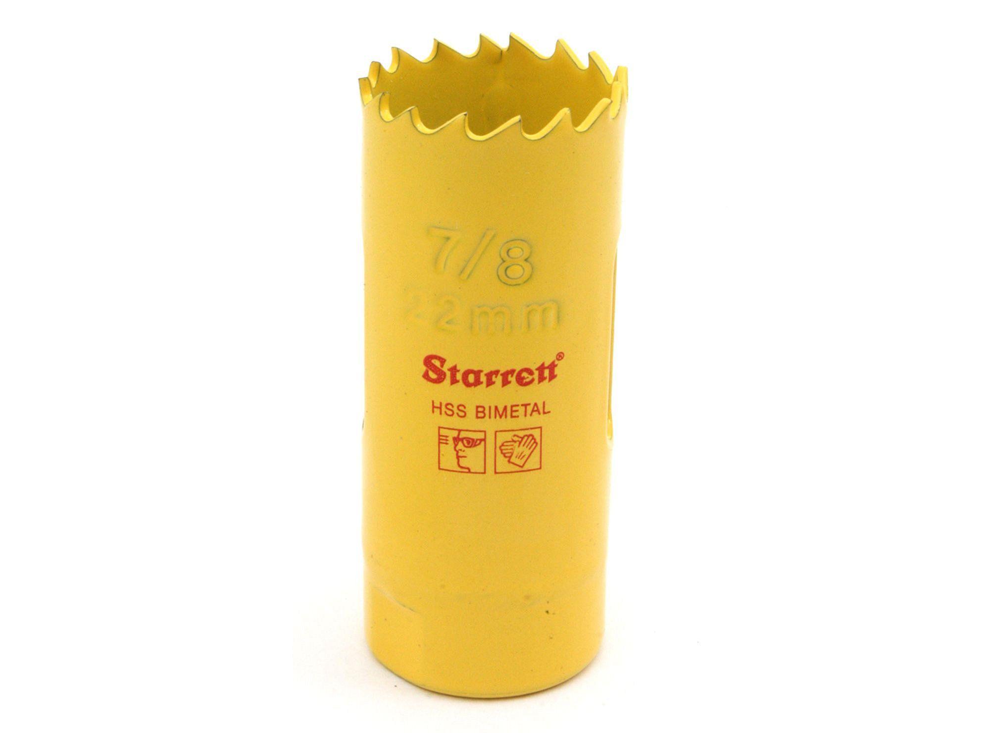 Sierra copa bimetal 22 mm 7/8 Starrett-0
