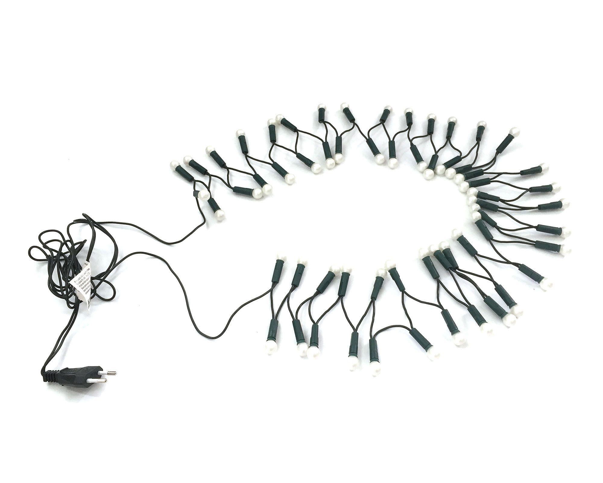 60 Luces de navidad perlas blanco-1