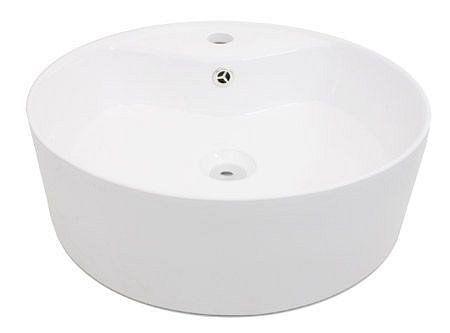 Lavamanos sobreponer 46,5 cm Round blanco Vessanti-0