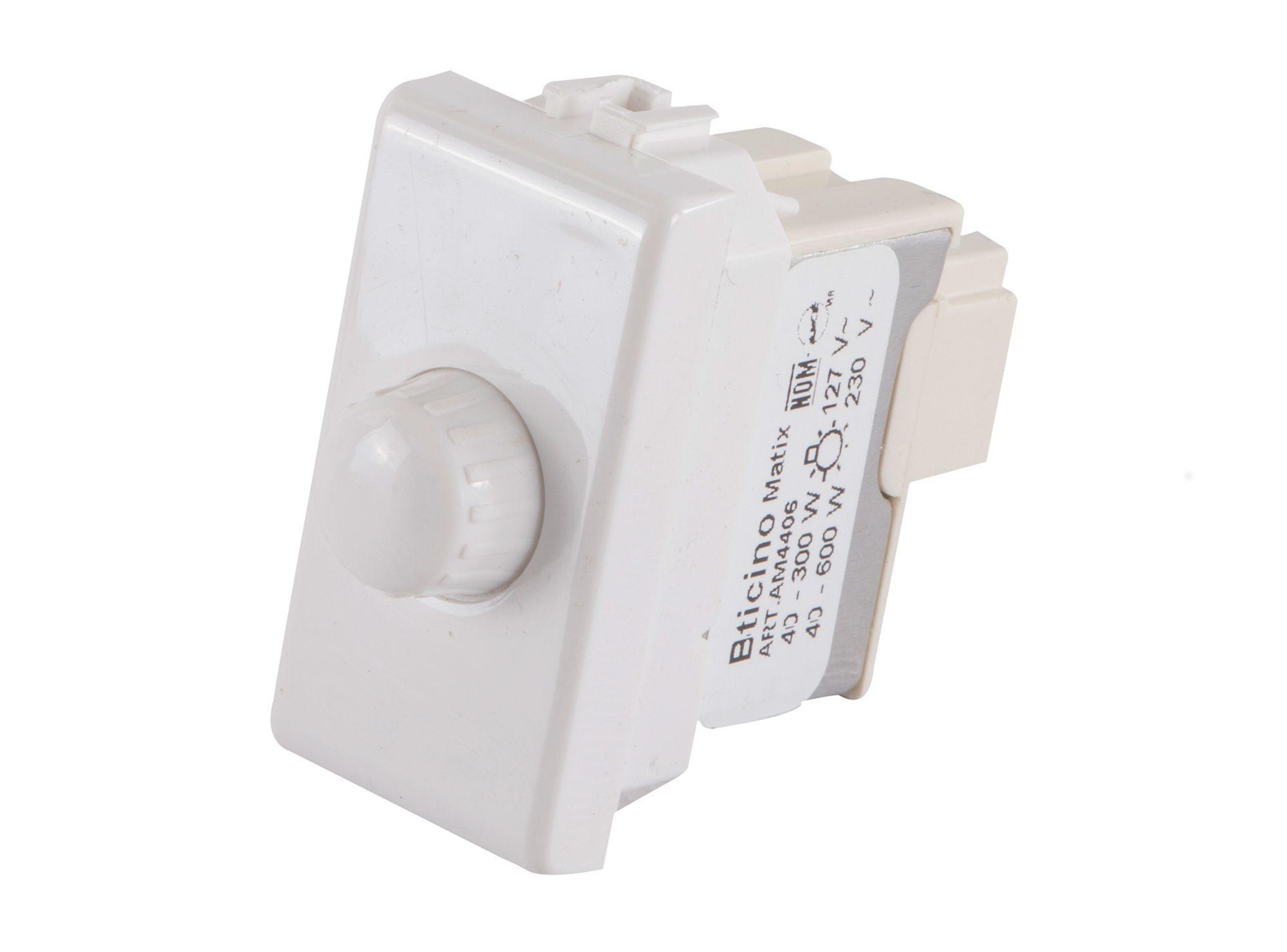 Módulo dimmer rotativo resistivo blanco Bticino-2