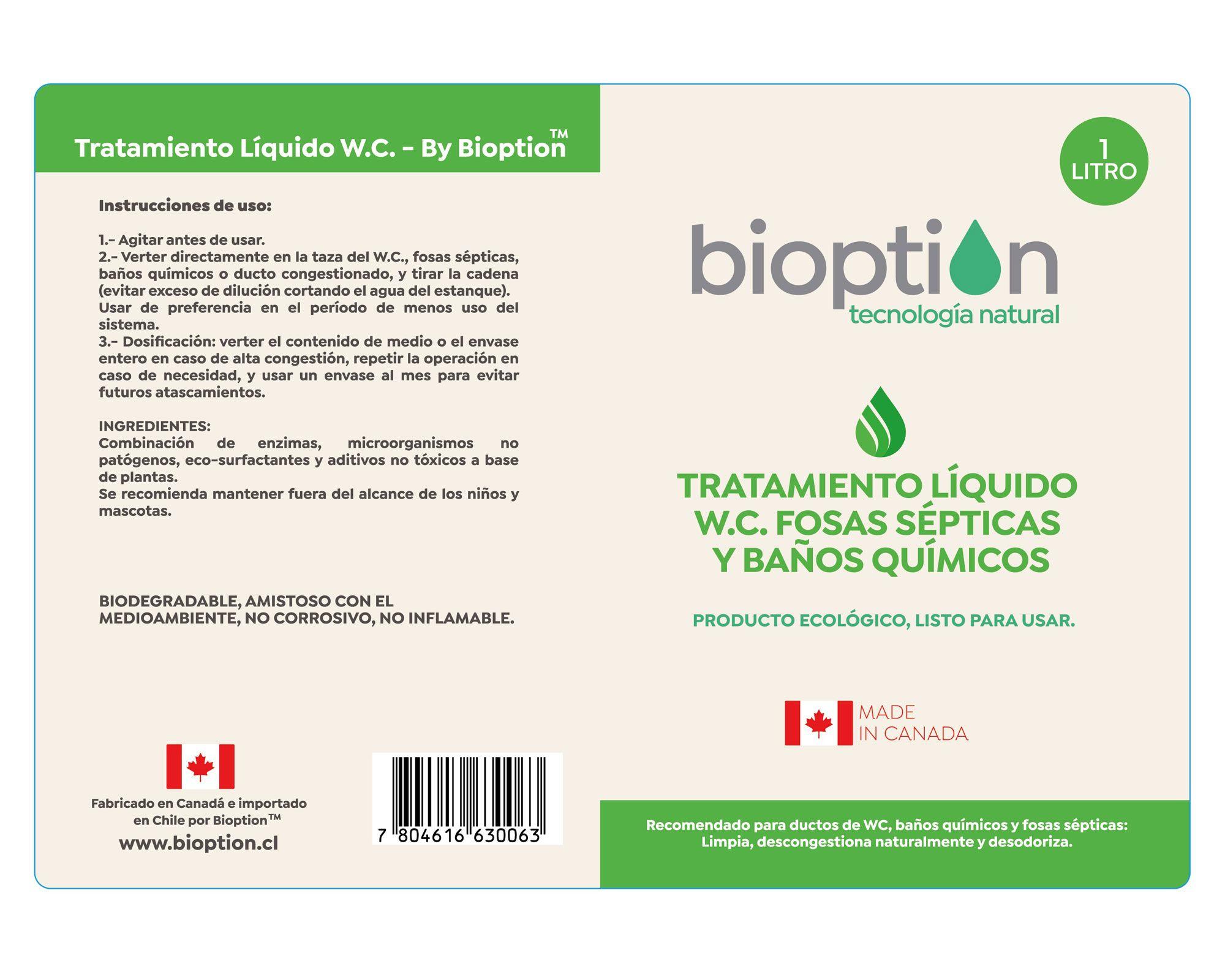 Tratamiento biológico Ductos WC 1 lt-3