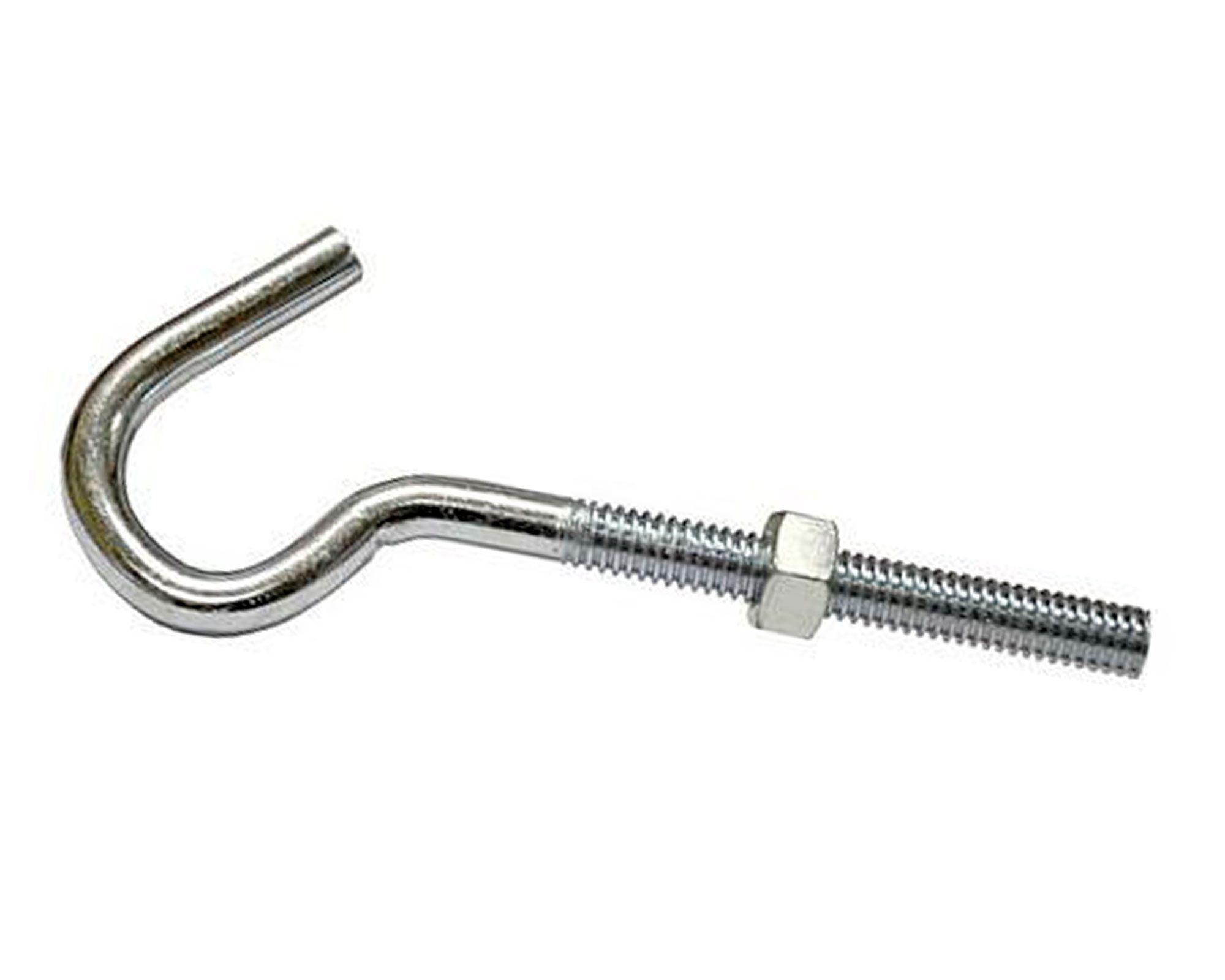 Perno gancho con tuerca 5/16'' x 6'' zincado Imporper-0
