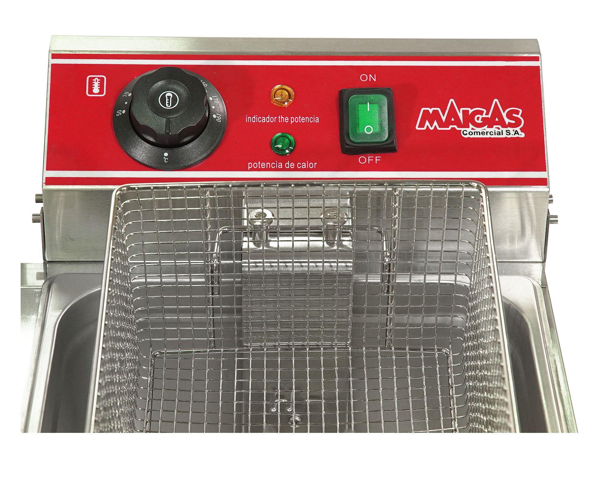 Freidora eléctrica sobremesa 12 litros 6EI169 Maigas-4