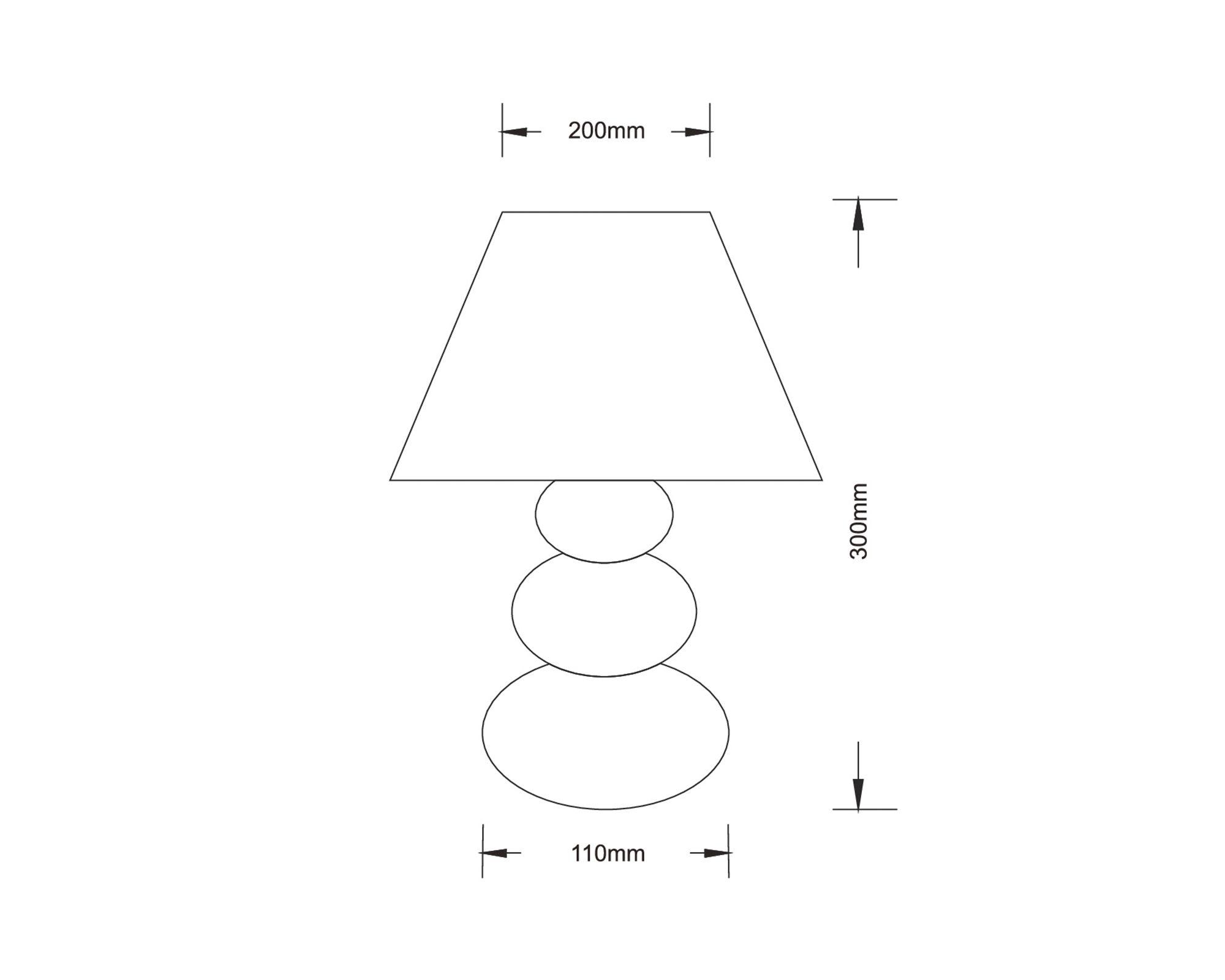 Lámpara 1L 60W E27 D3056 café 2 unidades Abitare-6
