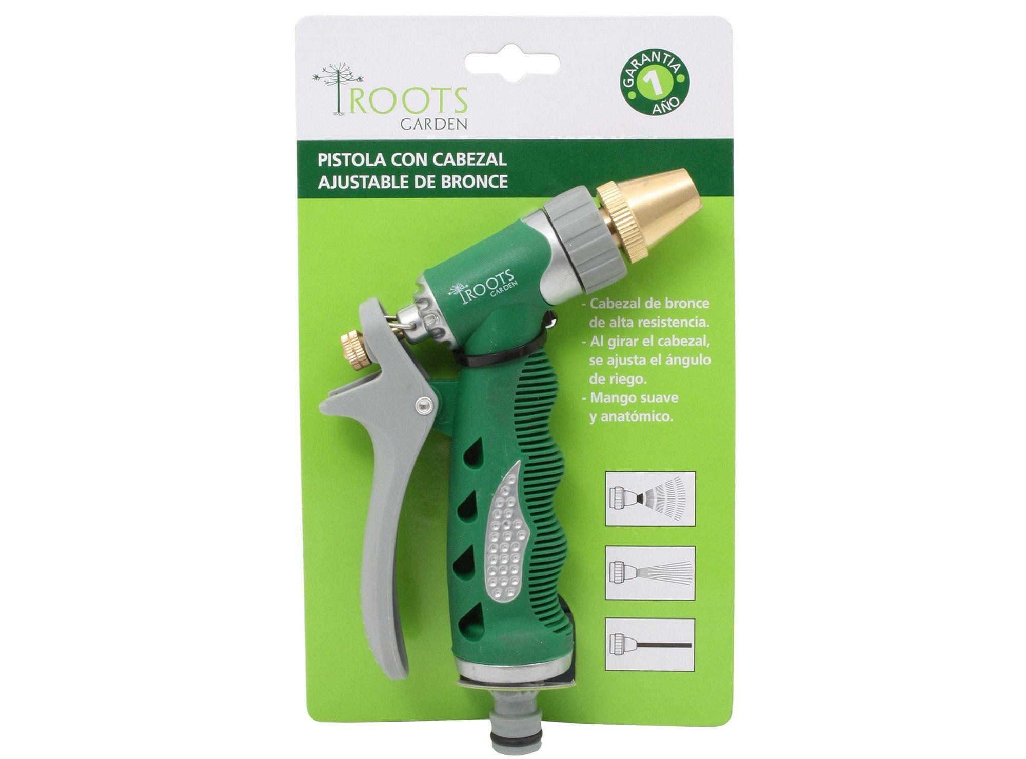 Pistola cabezal ajustable bronce Roots-0