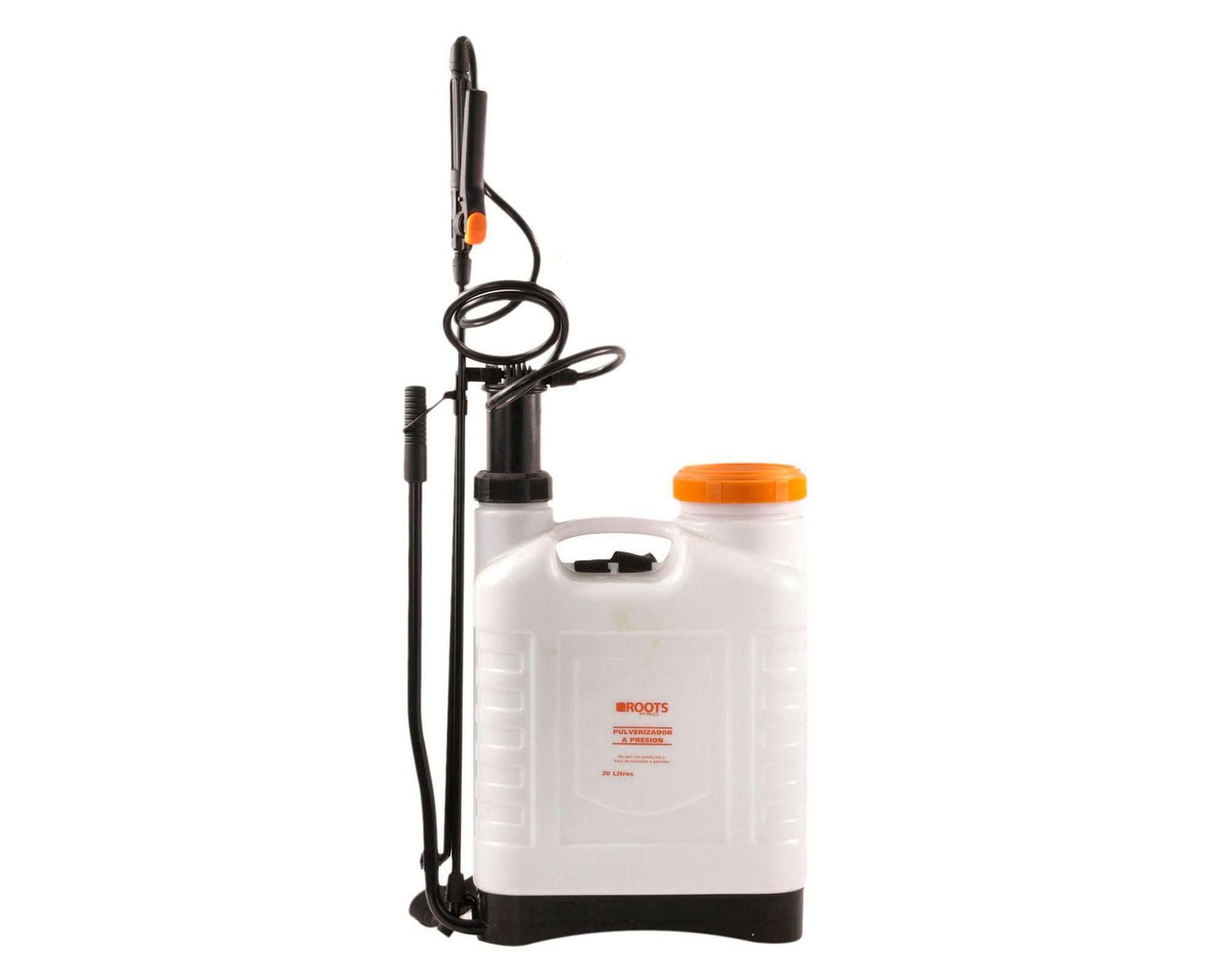Pulverizador mochila presión 20 litros blanco Roots-4