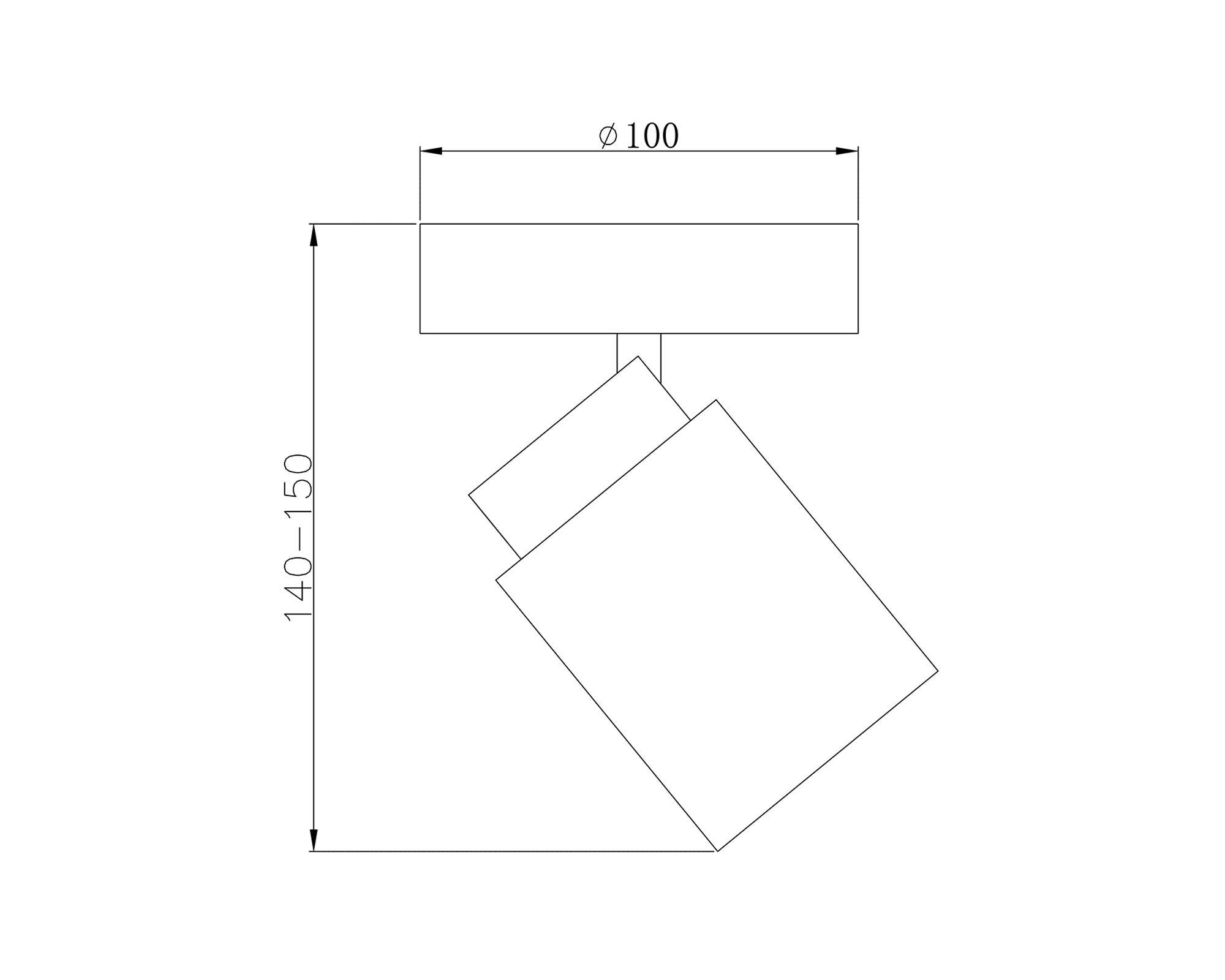 Foco 1L GU10 Neo blanco opaco Abitare-6