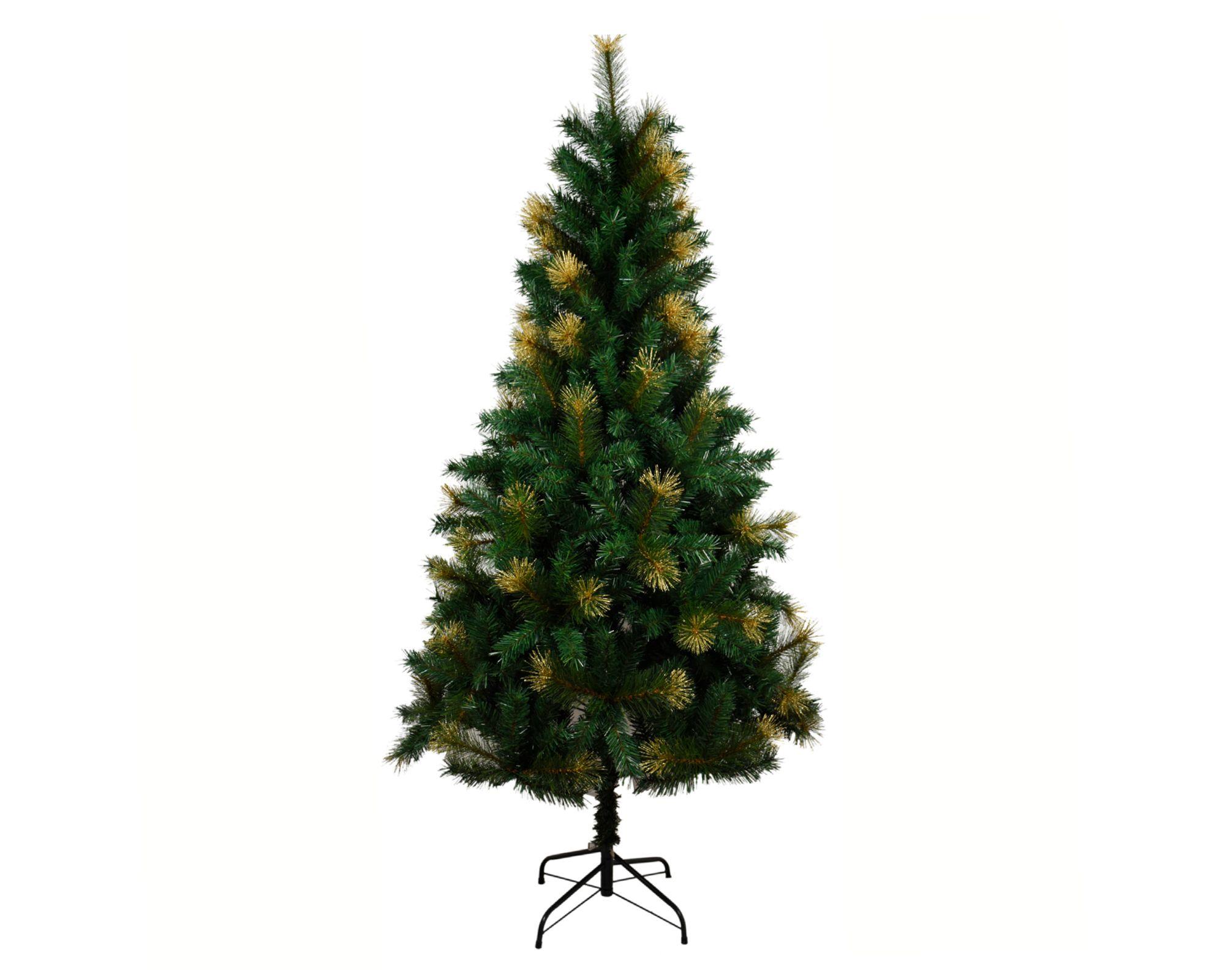 Pino navidad 180 cm 589 ramas puntas Gold-0