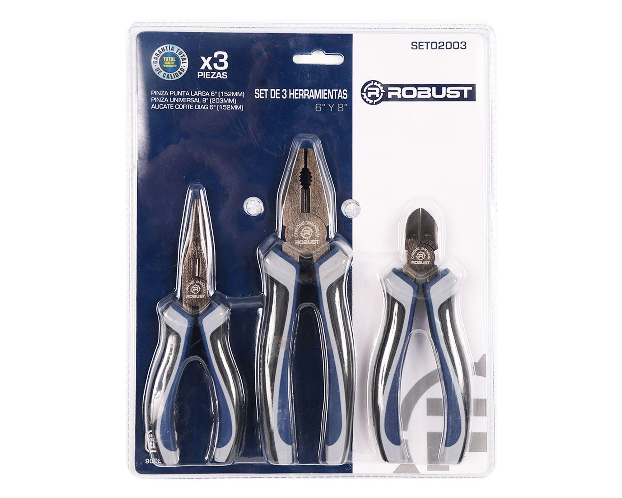Set herramientas 3 piezas Robust-4