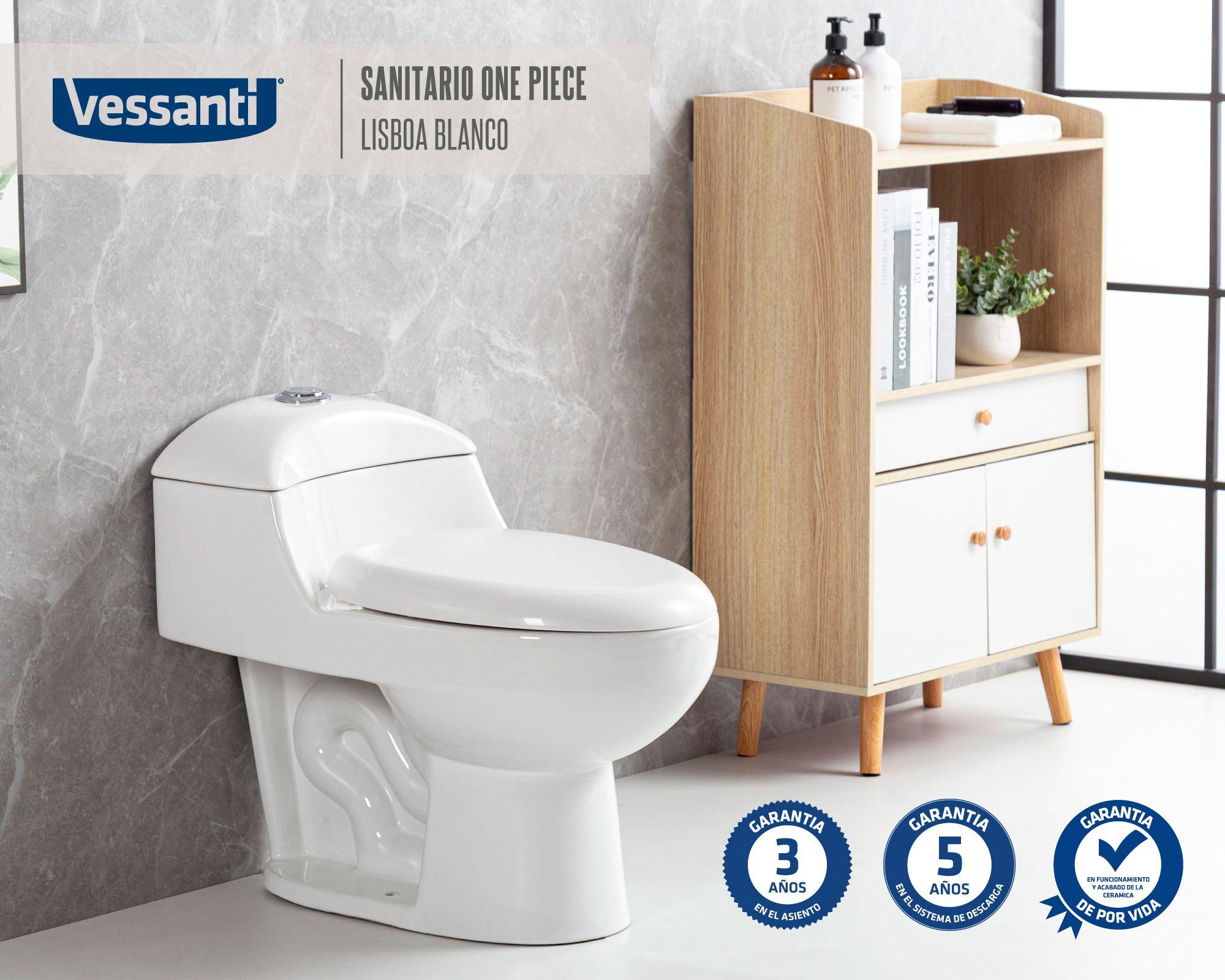 One piece 30 cm asiento cierre suave Lisboa blanco Vessanti-2
