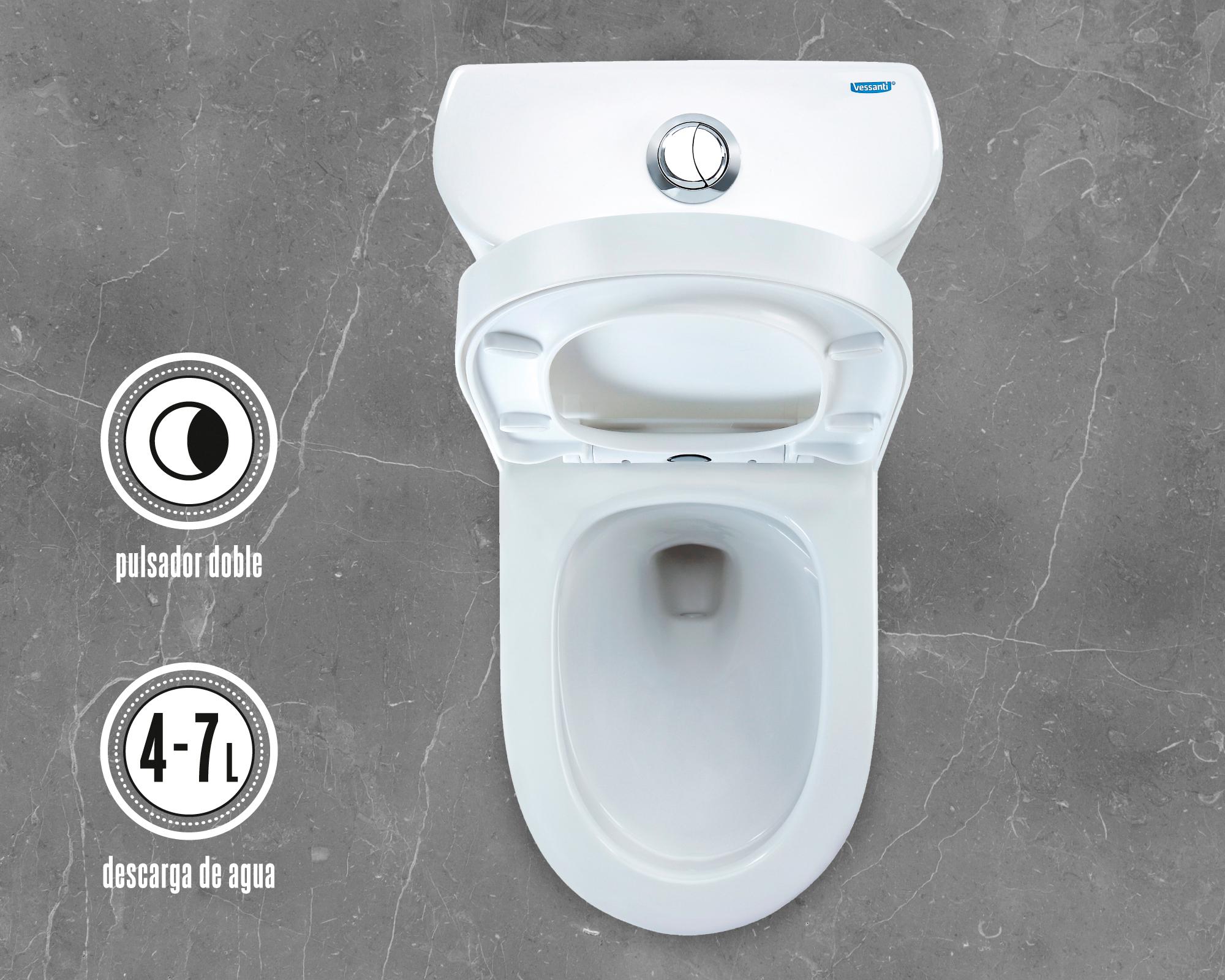 One piece 30 cm Dual flush Atenas Vessanti-5