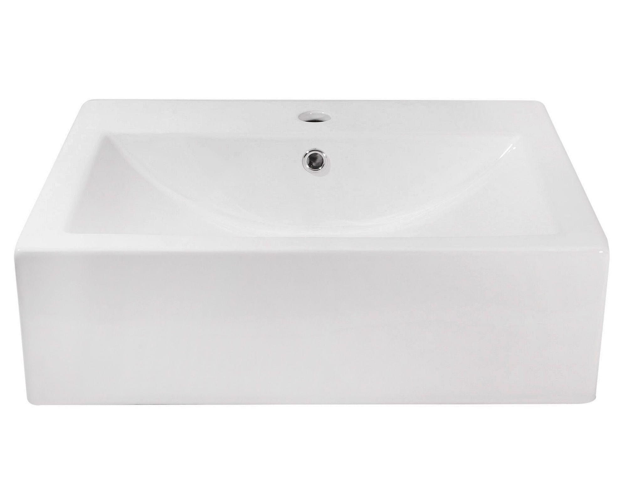 Lavamanos sobreponer 51,5x42 cm blanco Vessanti-3