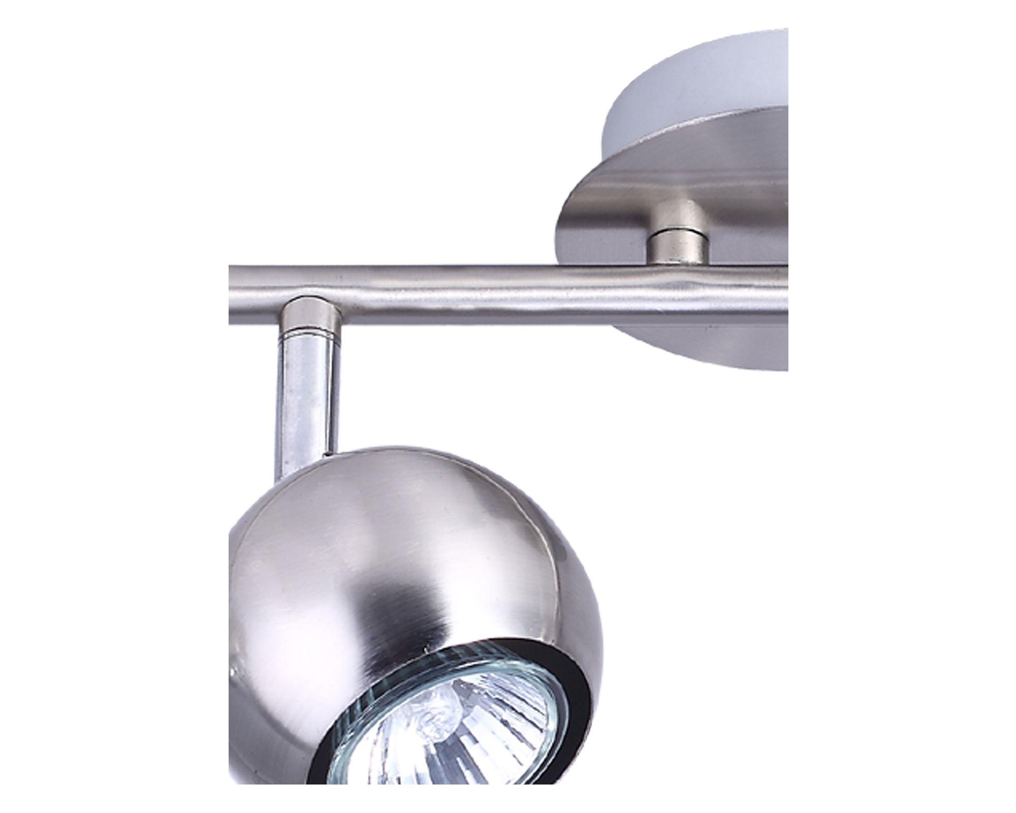 Spot 4L GU10 plateado Abitare-4