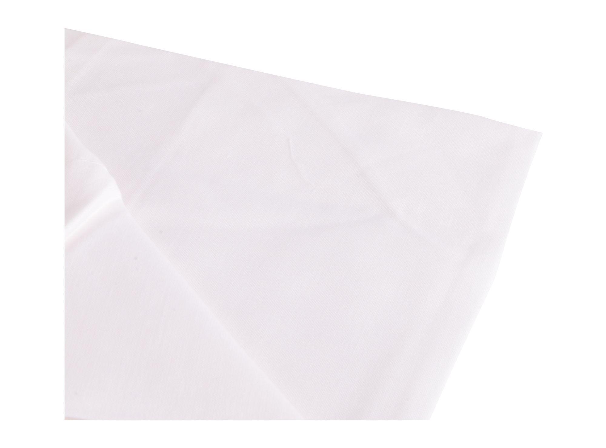 Juego sábanas 1,5 plazas 144 hilos liso blanco Cotidiana-5