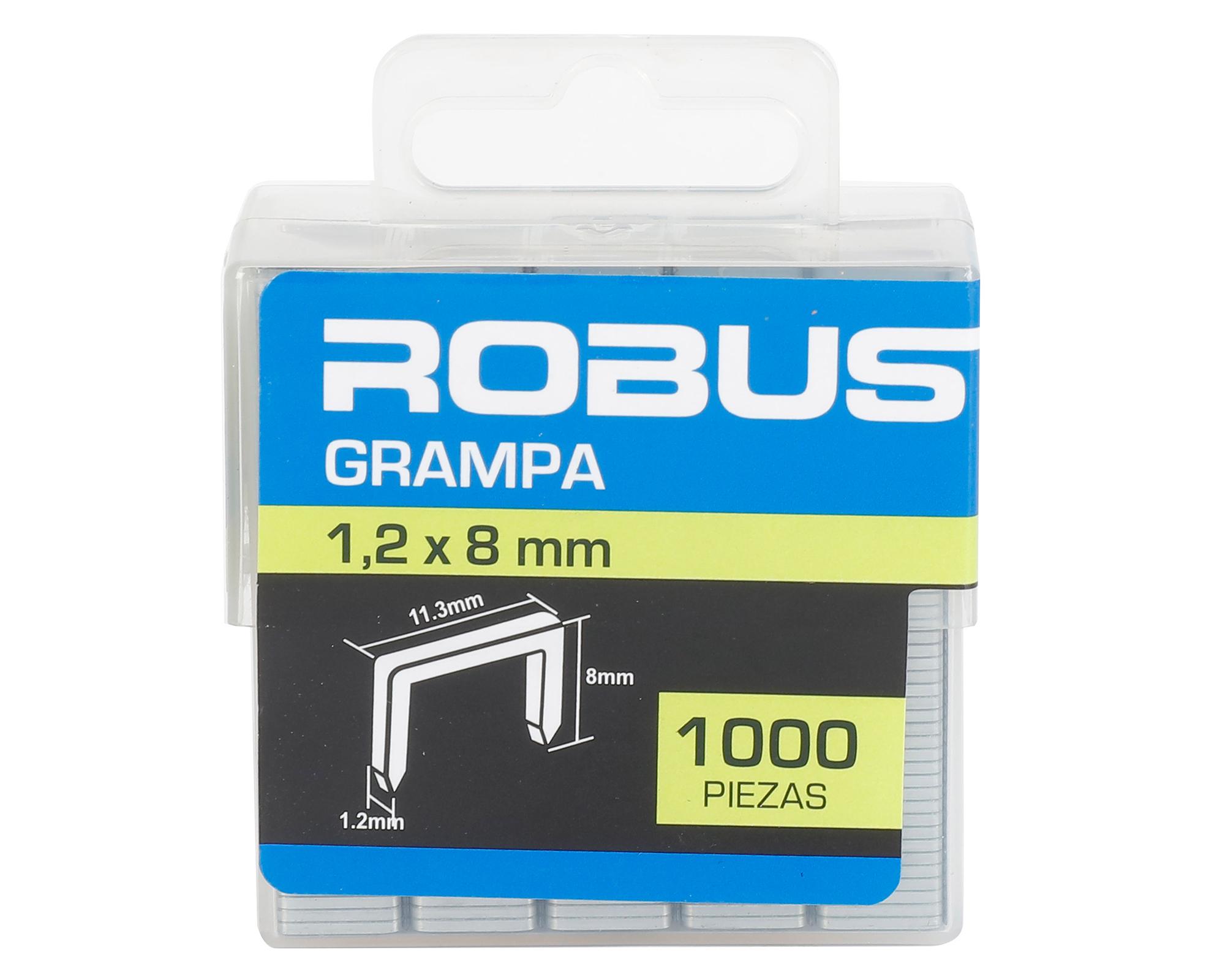 Grapas 8mm (5/16'') 1000 unidades RU120-N Robust-0
