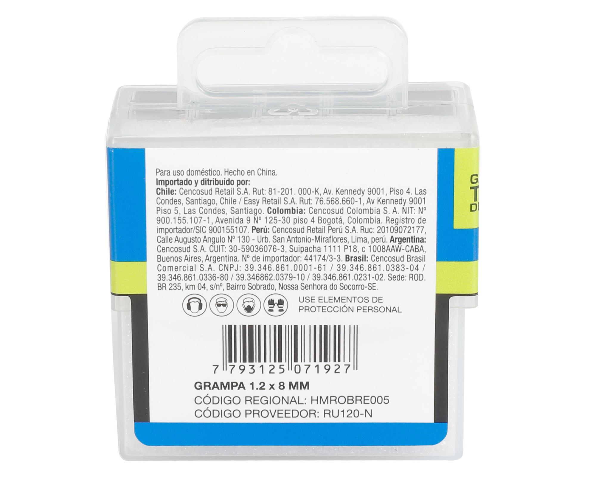 Grapas 8mm (5/16'') 1000 unidades RU120-N Robust-2