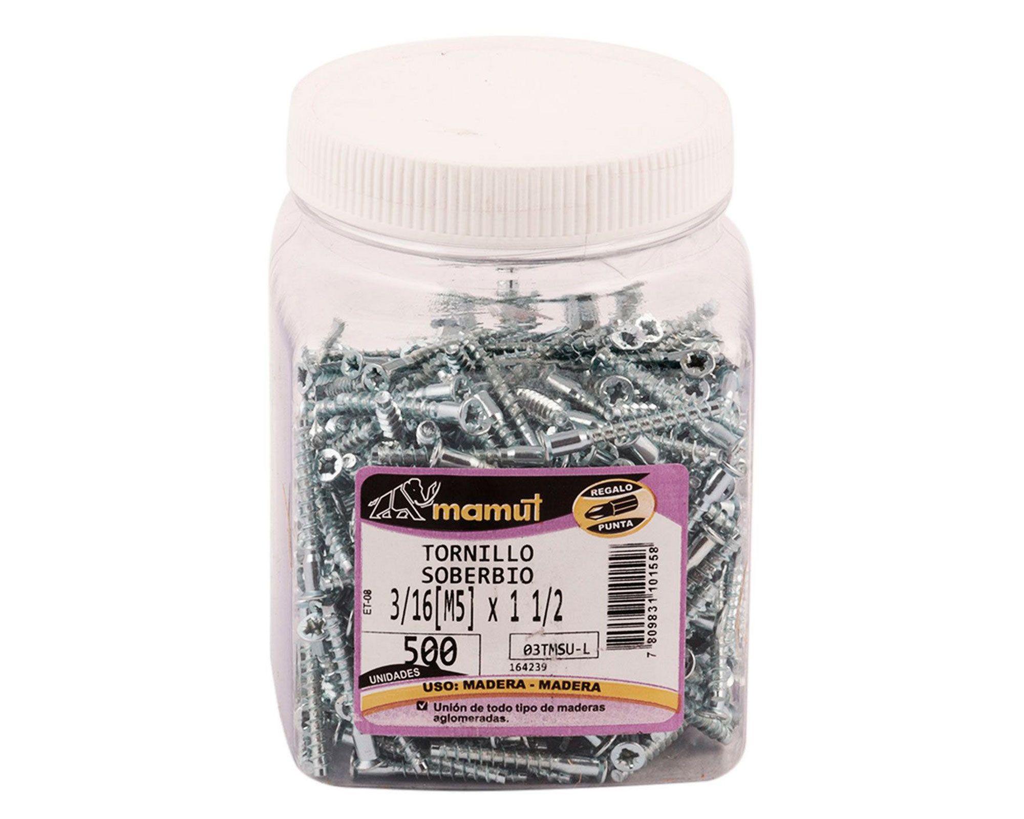 Tornillo soberbio 1 1/2'' 500 unidades Mamut-2