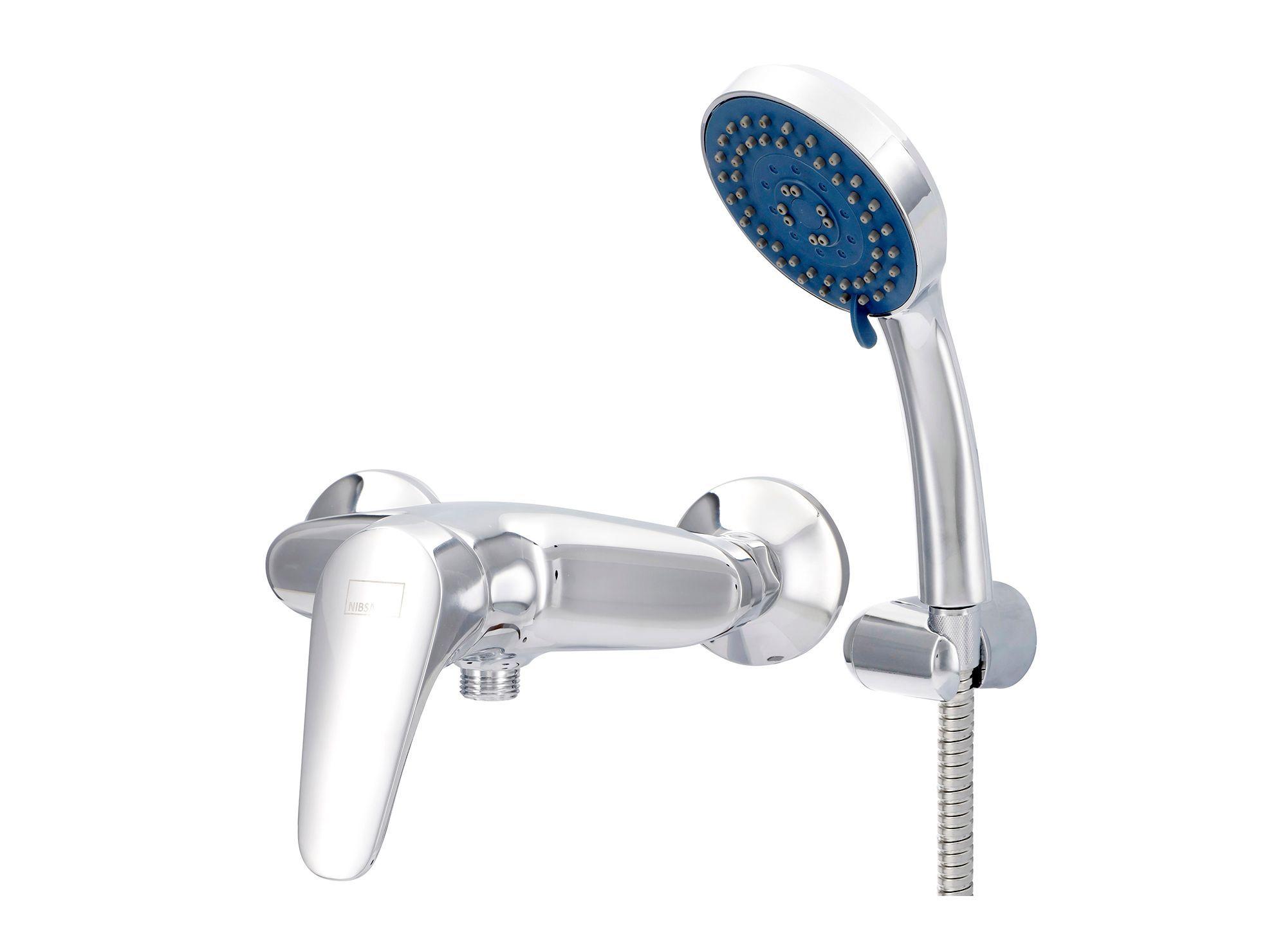 Monomando ducha receptáculo Cool cromo Nibsa-2