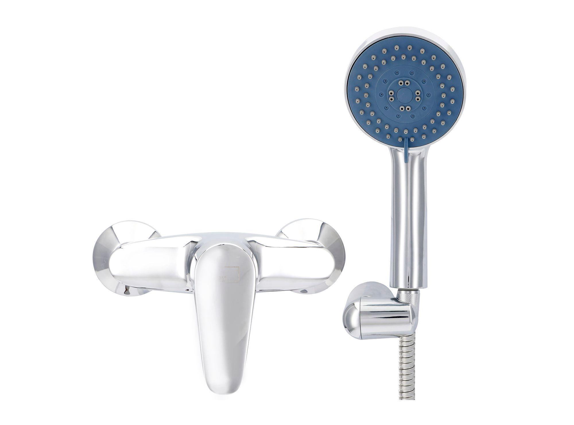 Monomando ducha receptáculo Cool cromo Nibsa-0