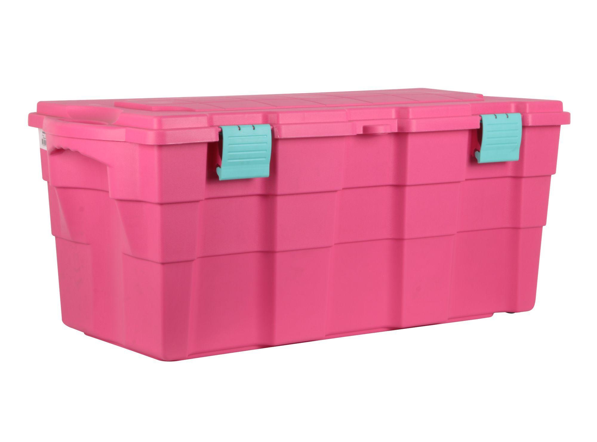 Baúl 100 litros rosado Wenco-1