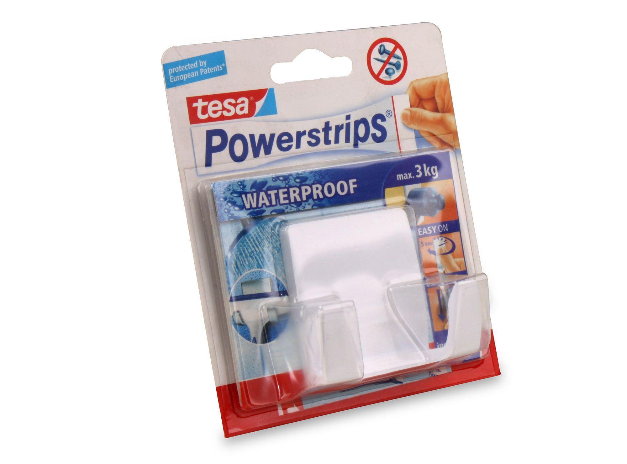 Powerstrips waterproof gancho duo large blanco Tesa-0
