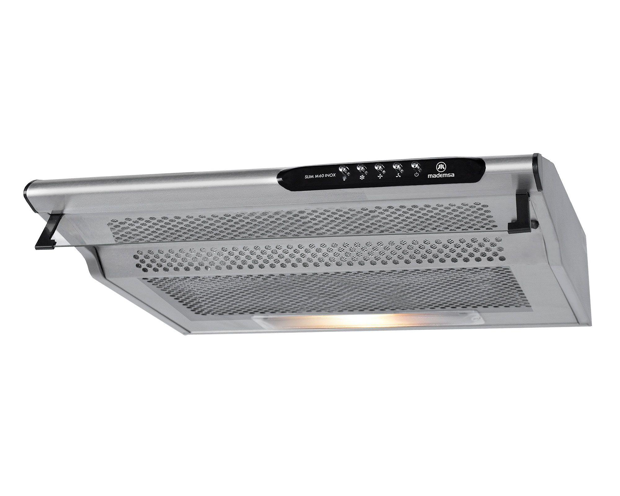 Campana mural 130W Slim M60 inox Mademsa-3