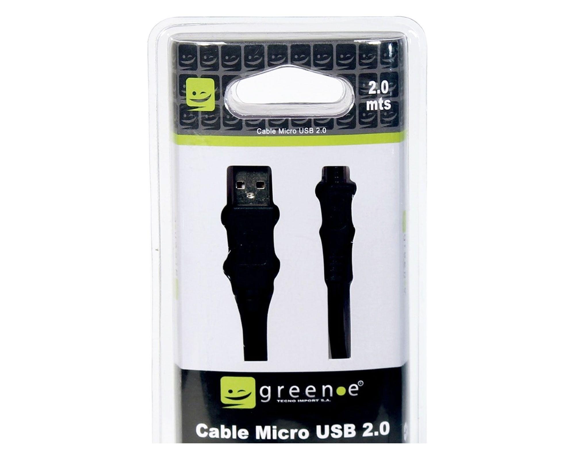 Cable micro USB 2.0 Green-e-1
