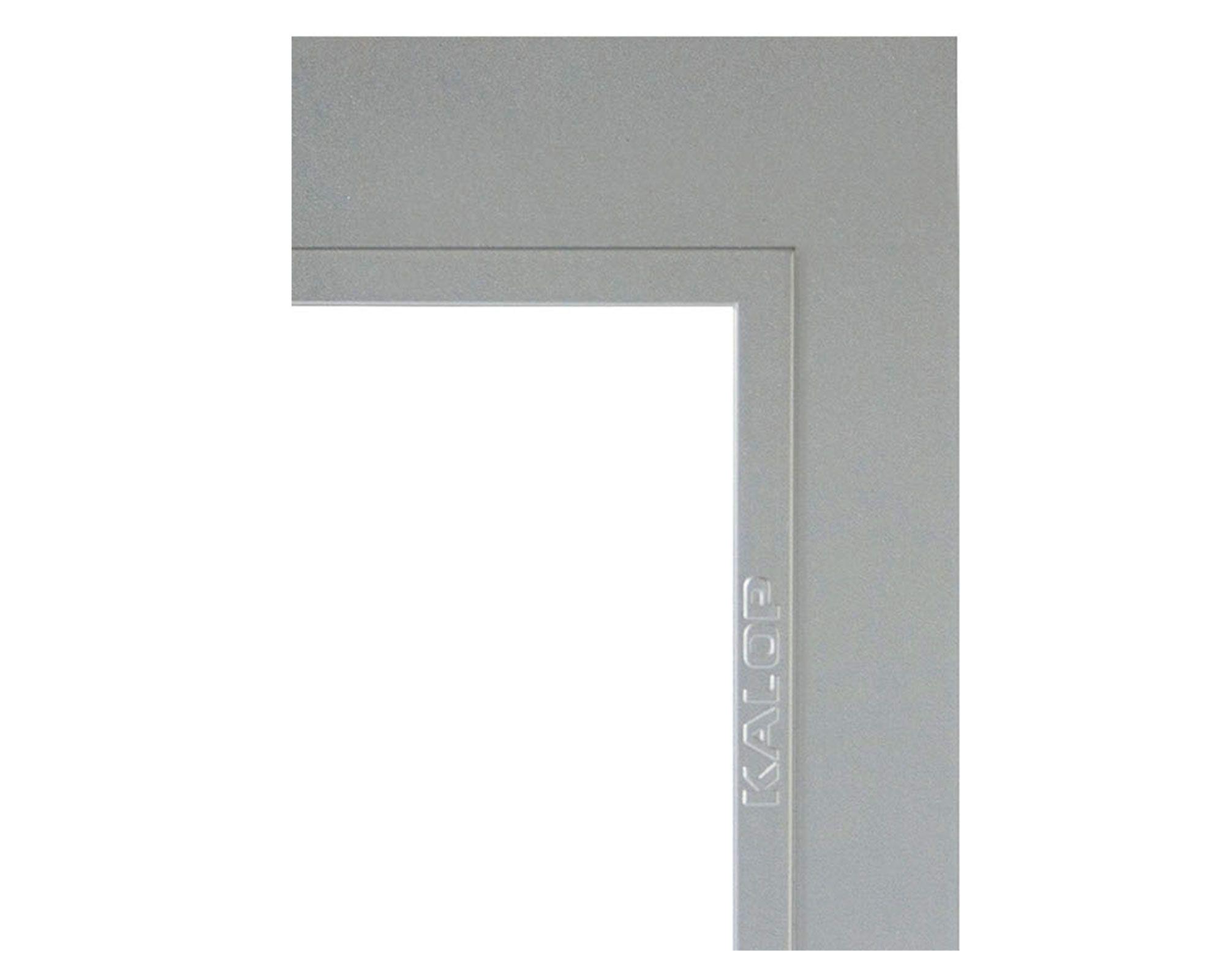Placa 3 módulos Modular plata Kalop-2