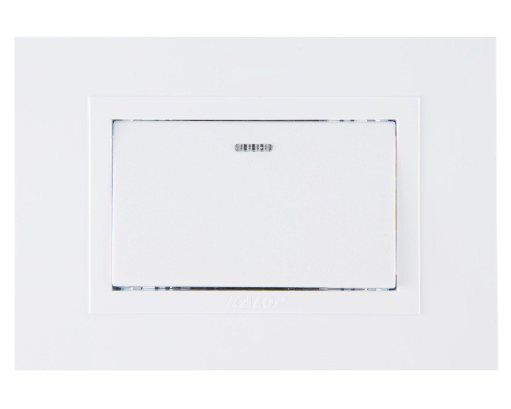 Placa armada interruptor 9/12 teclon zen basic Kalop-0