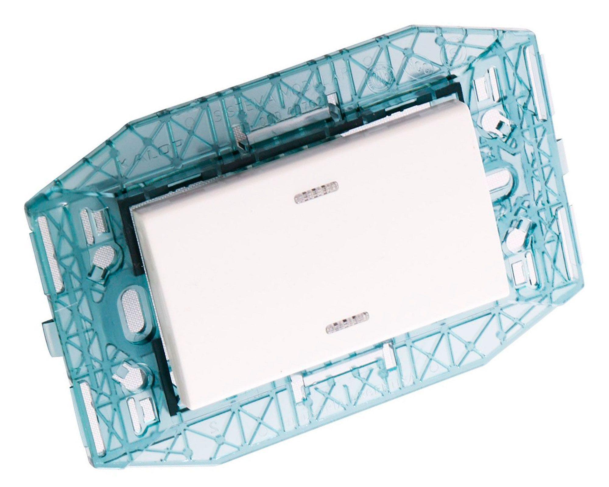 Conjunto interruptor 9/24 teclón blanco Kalop-1