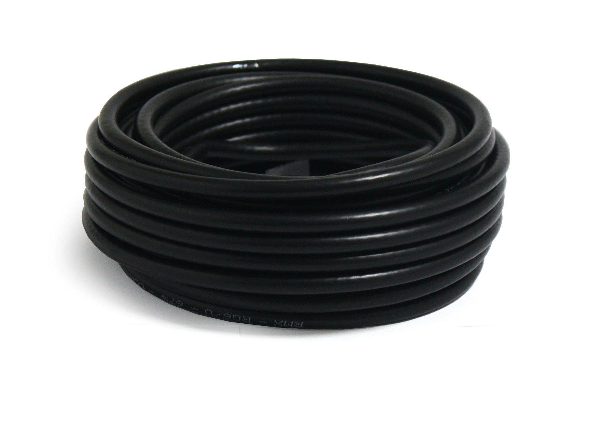 Rollo cable coaxial 10 metros rg 6 u negro Electromex-0