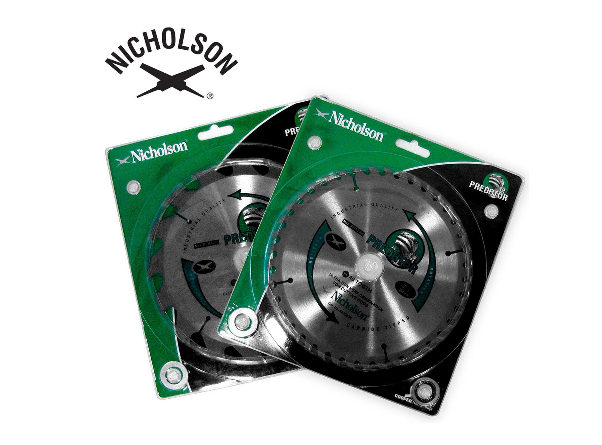Pack disco 24 dientes + disco 40 dientes Nicholson-5