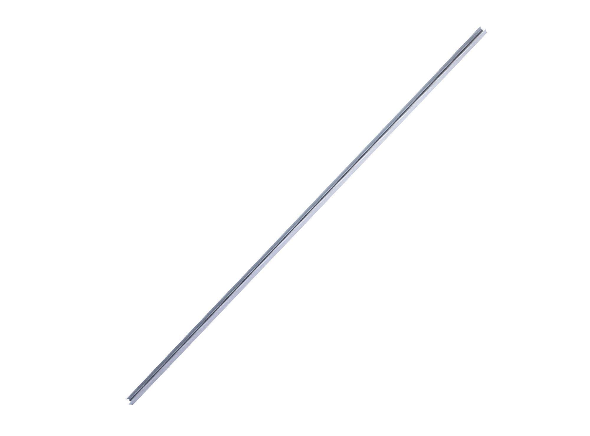 Riel canal 2 mt cd-50 aluminio Ducasse Industrial-0